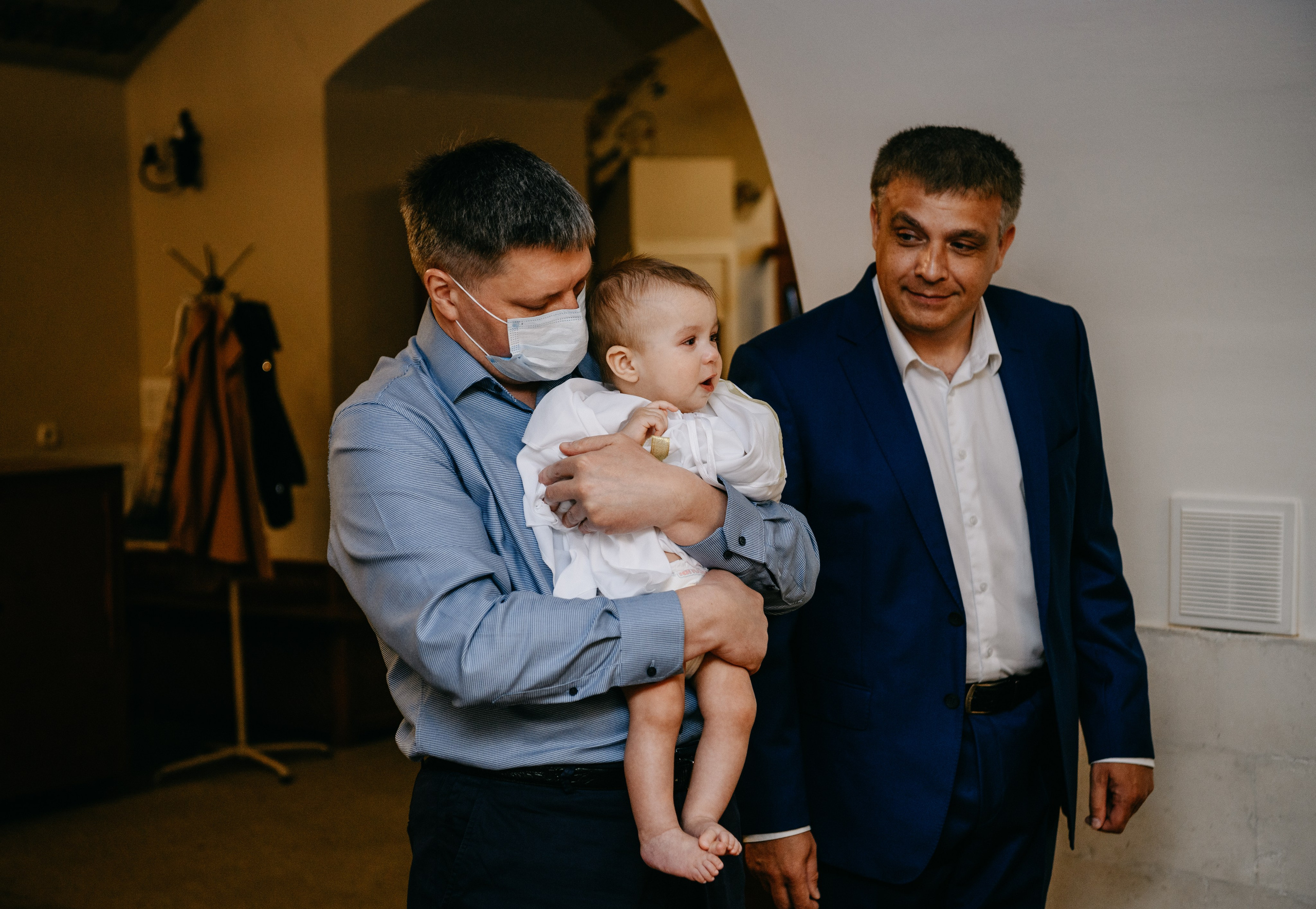 Крещение Александра. Фотограф на выписку из роддома в Москве и МО