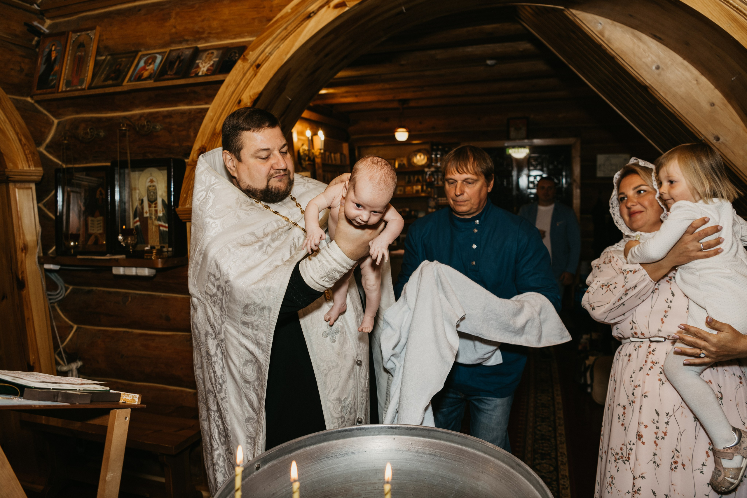 Крещение Елизаветы. Фотограф на выписку из роддома в Москве и МО