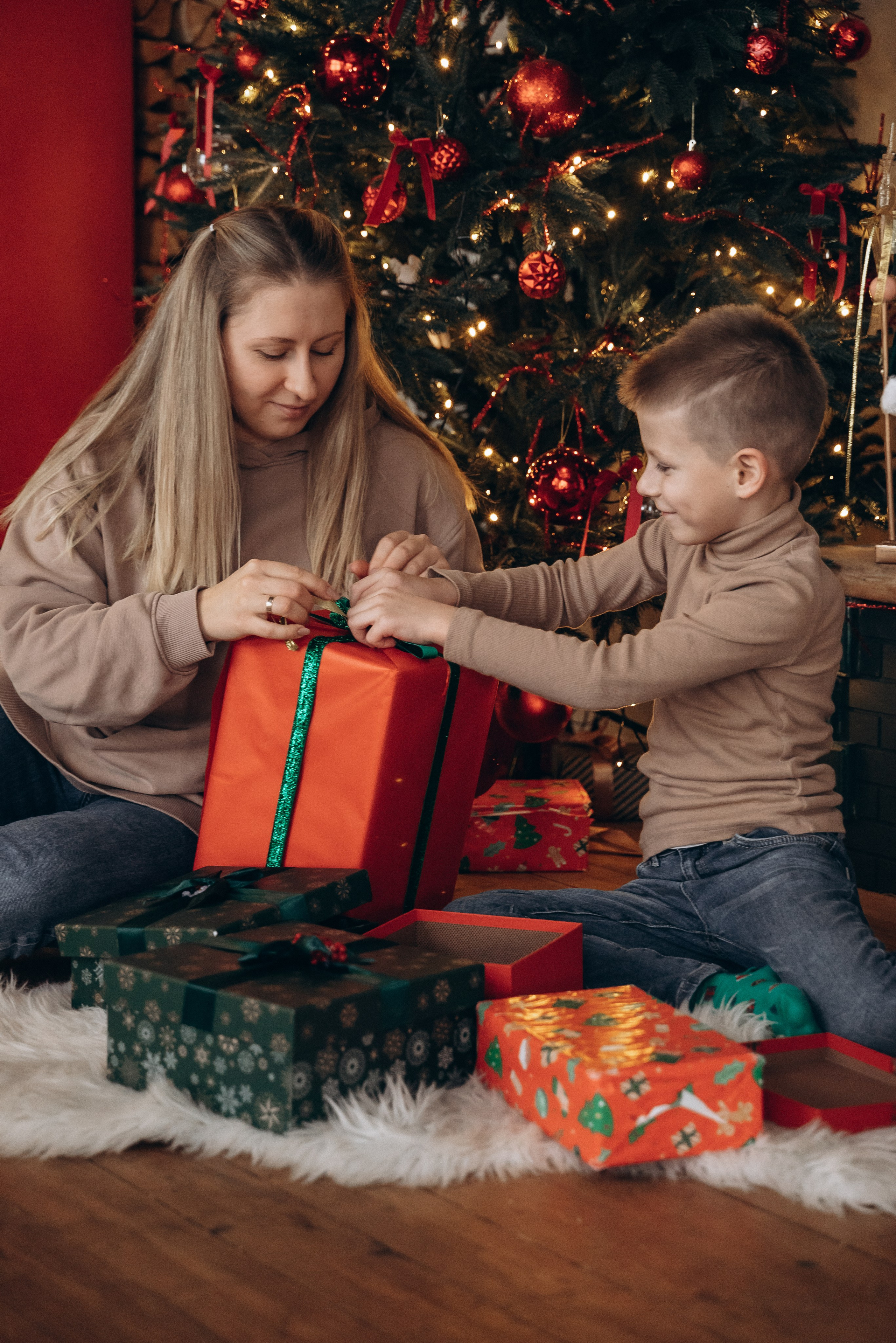 Новогодняя для большой семьи. Семейный фотограф в Минске Дарья Дреко