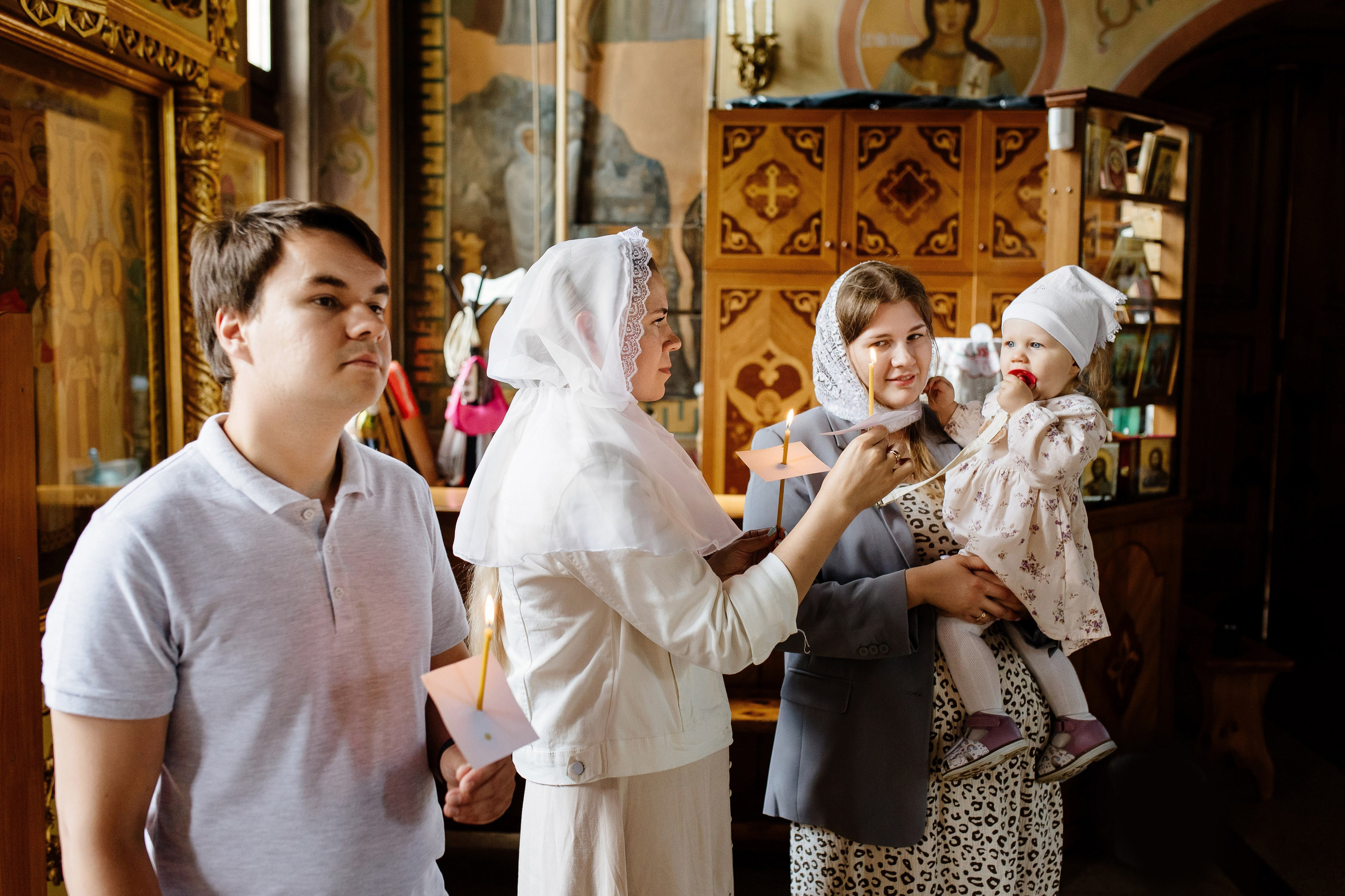 Крещение Луки. Свадебный и семейный фотограф Екатерина Иванова