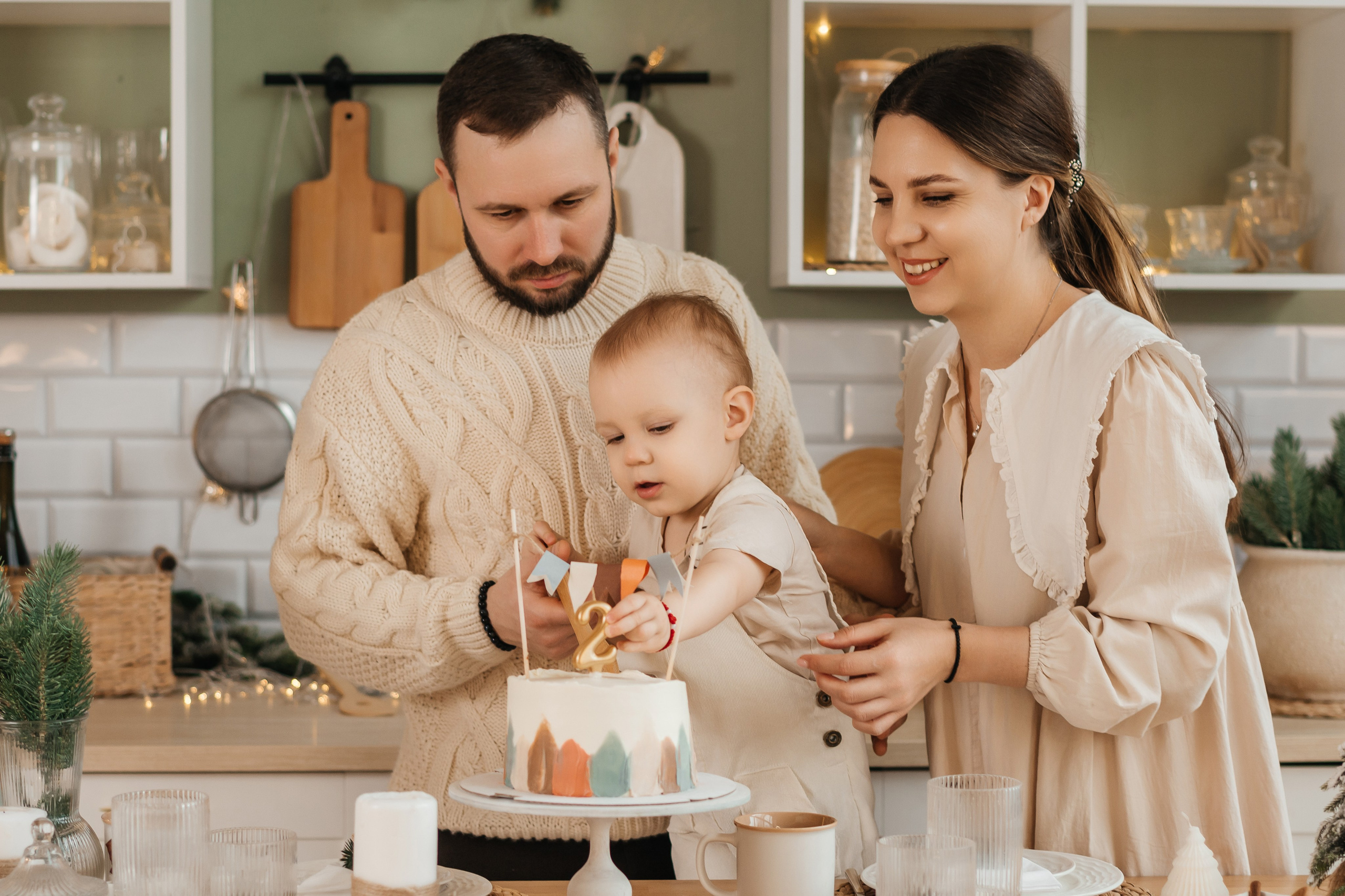 Фотосессия дня Рождения в студии. Семейный и детский фотограф Кущ Наташа