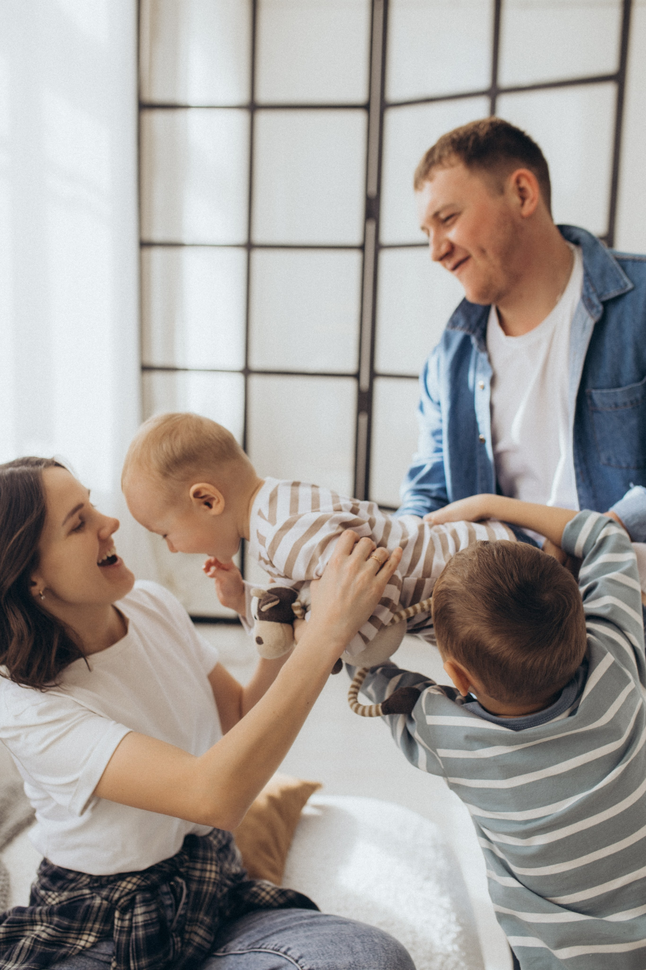 Сергей, Настя и мальчишки. Свадебный и семейный фотограф в Белгороде Евгения Курочкина