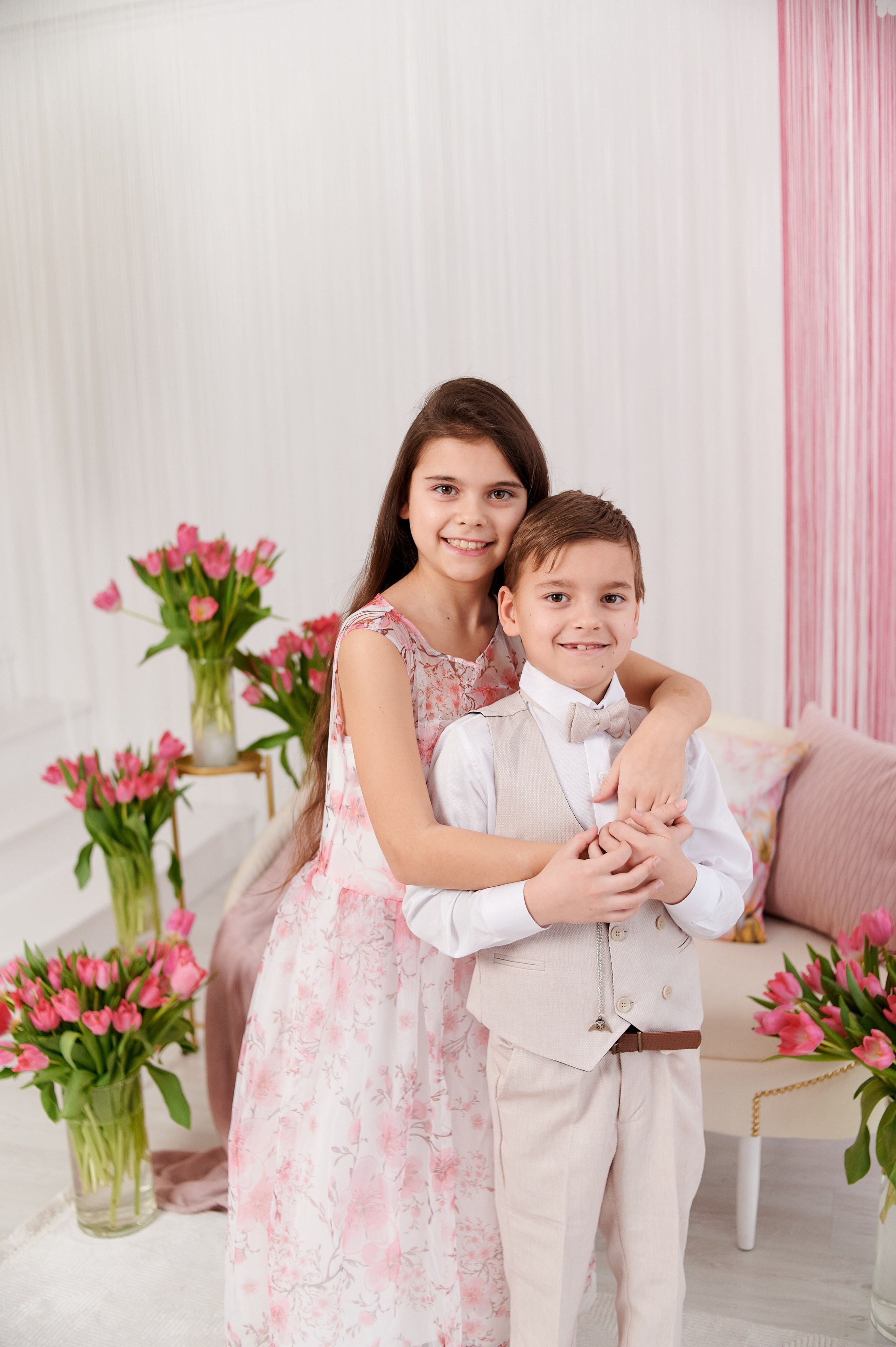 Розовые тюльпаны. Семейный и детский фотограф в г. Ногинске Ангелина Хасанова