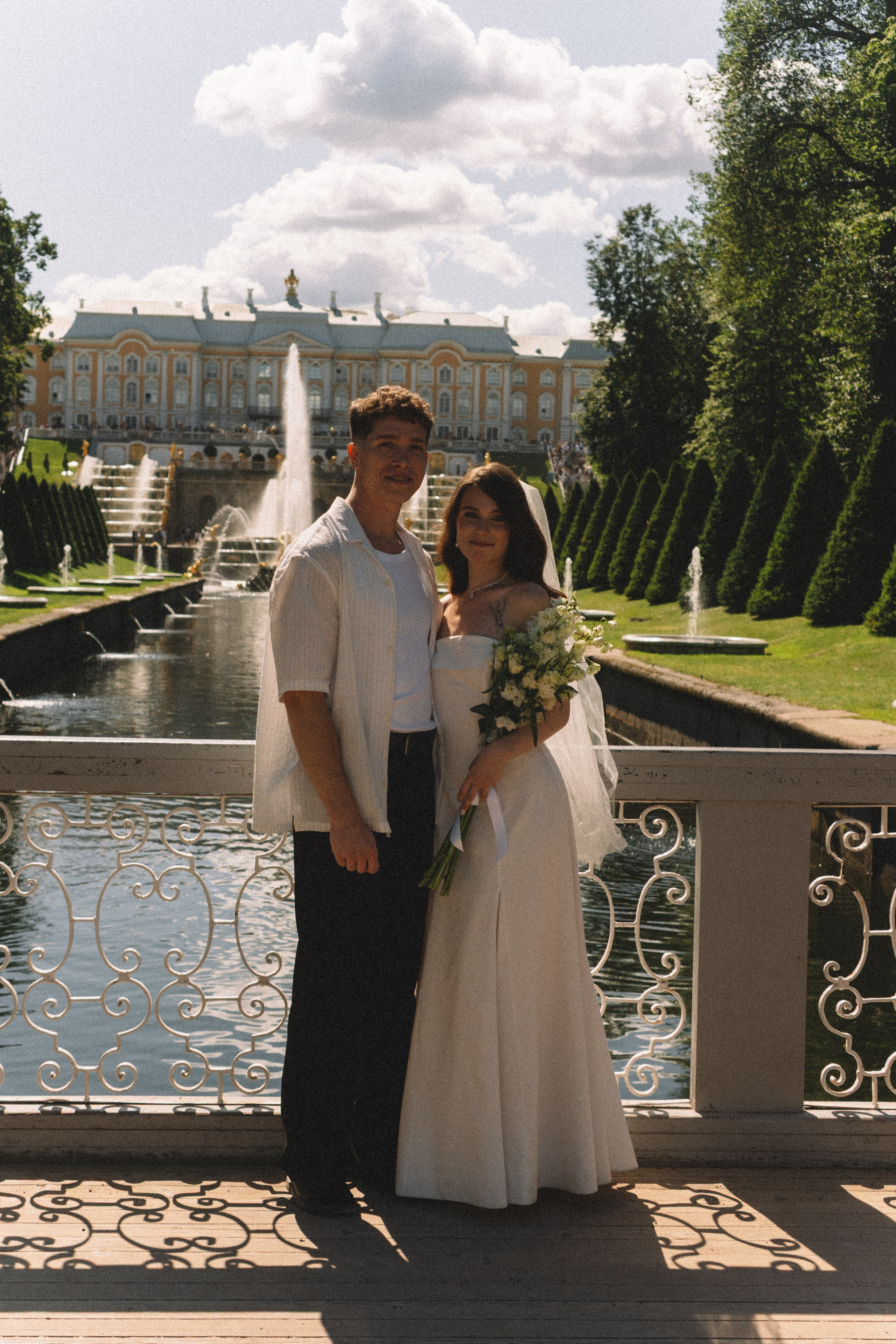 СВАДЕБНАЯ СЬЕМКА В ПЕТЕРГОФЕ И СЬЕМКА РЕПОРТАЖА В ЗАГСЕ ПЕТЕРГОФА. Профессиональный фотограф, Санкт-Петербург — Виктория Богомолова