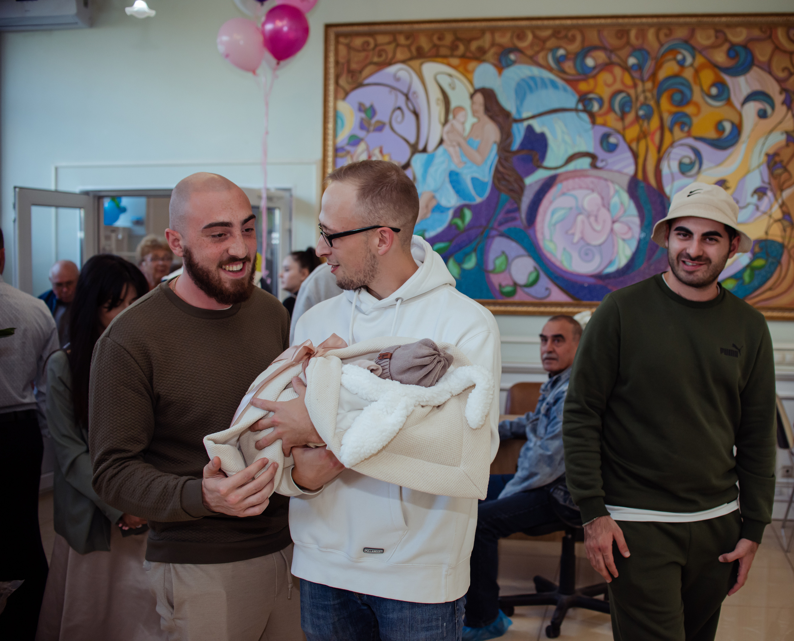 Выписка из роддома. Женский фотограф в Москве и МО