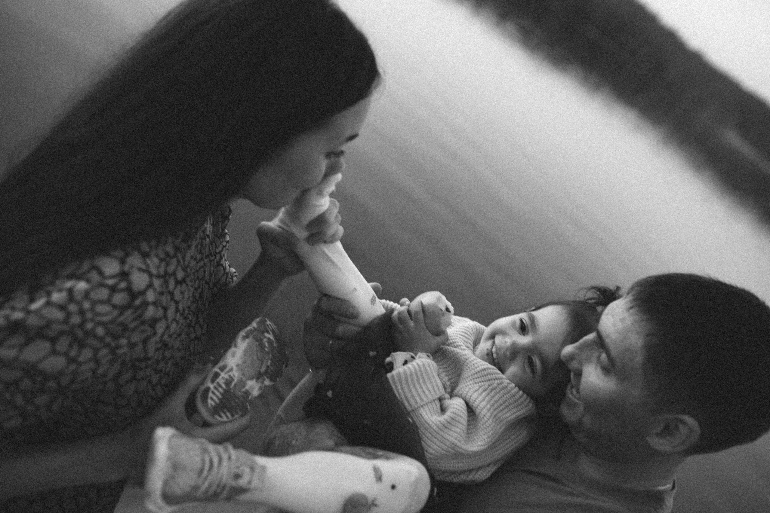 Семейная прогулка Оли и Вовы, а также малышки Есении. Семейный фотограф в Москве и Люберцах Юлия Гуськова