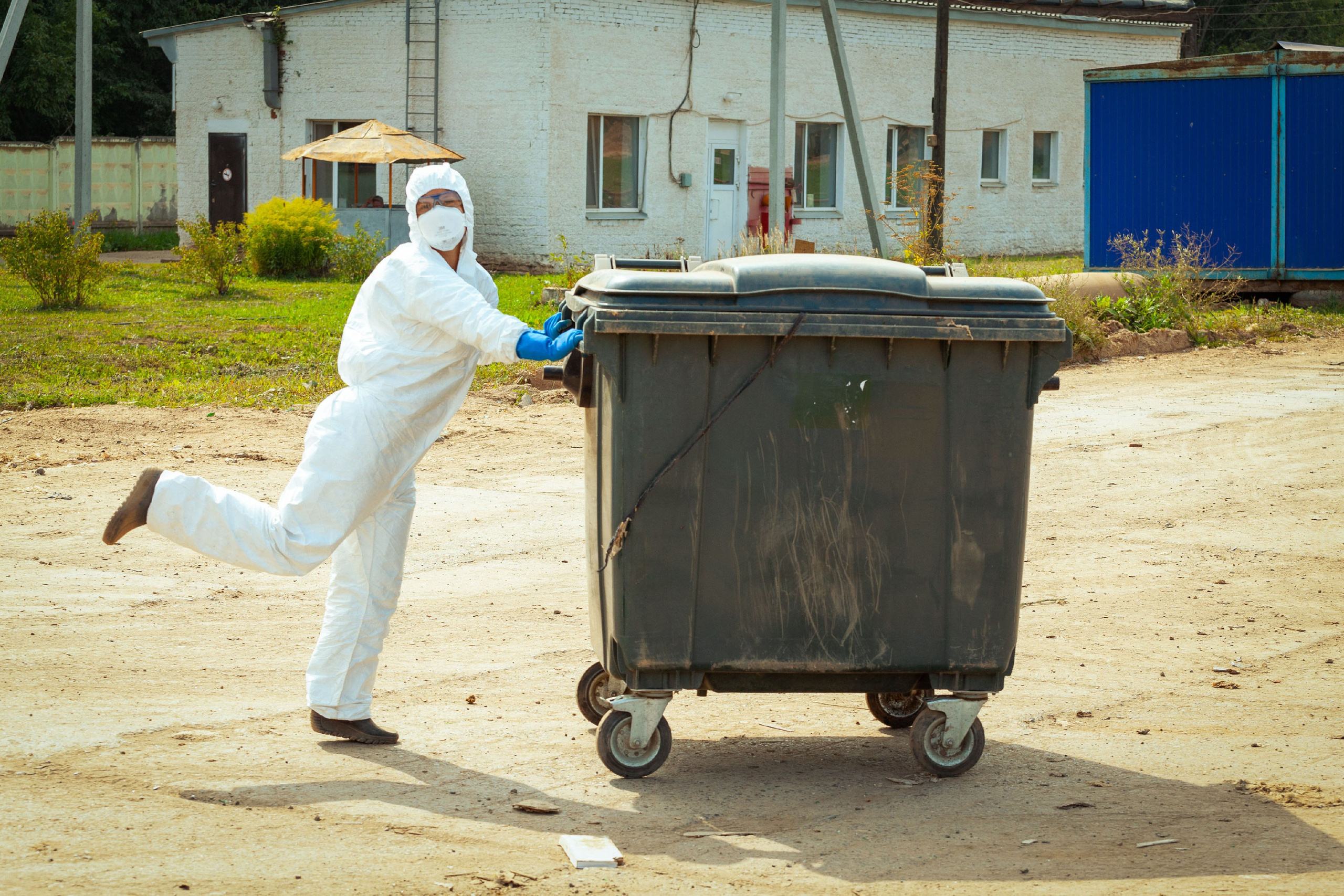 Анализ ижевского полигона ТБО [10-11 августа 2021 г.]. Фотограф Виноградов Константин