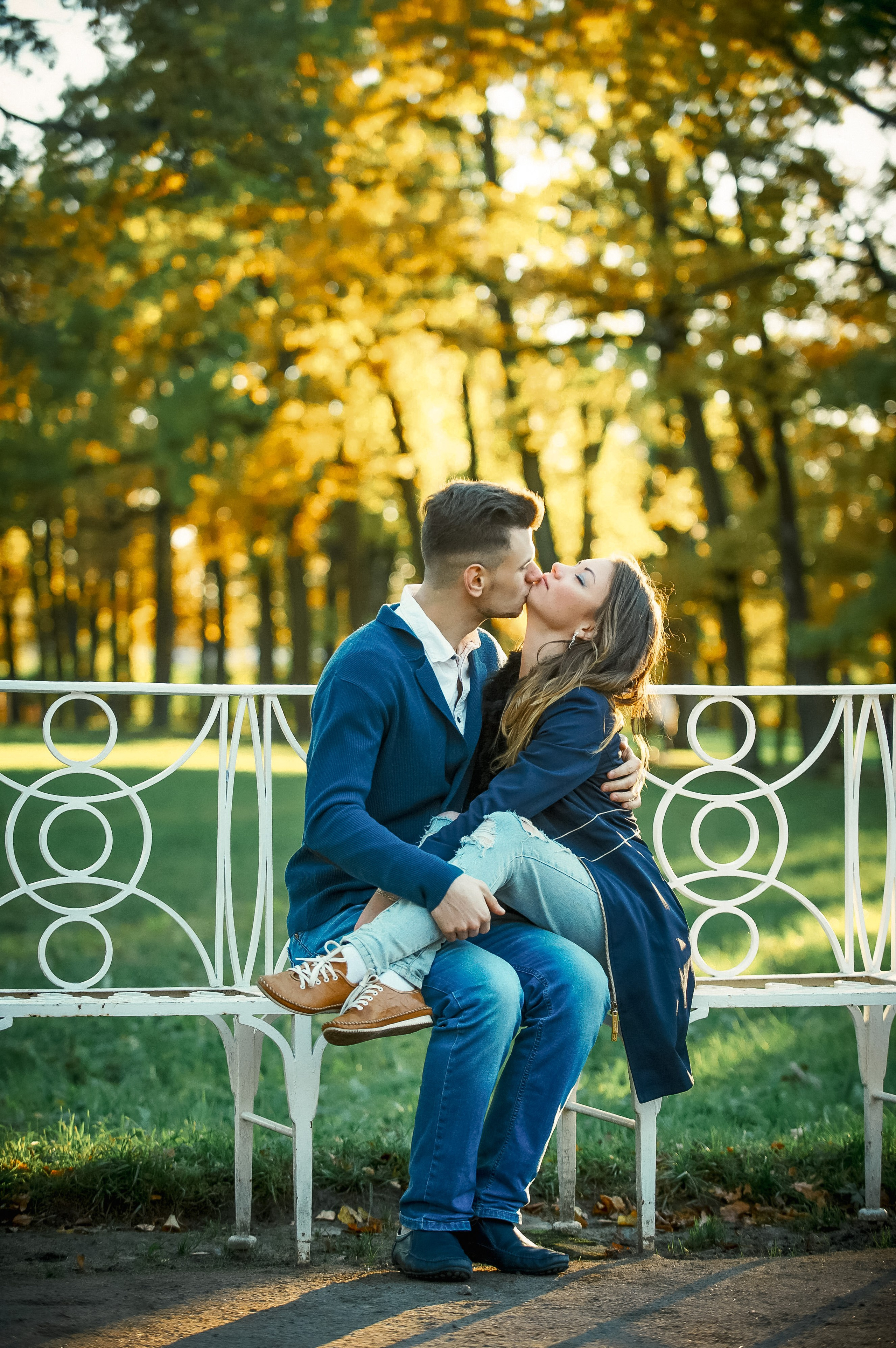 Love story в Пушкине в Екатерининском и Александровском парке. Портретный, семейный и свадебный фотограф в Санкт-Петербурге и в Пушкине Ширяев Денис