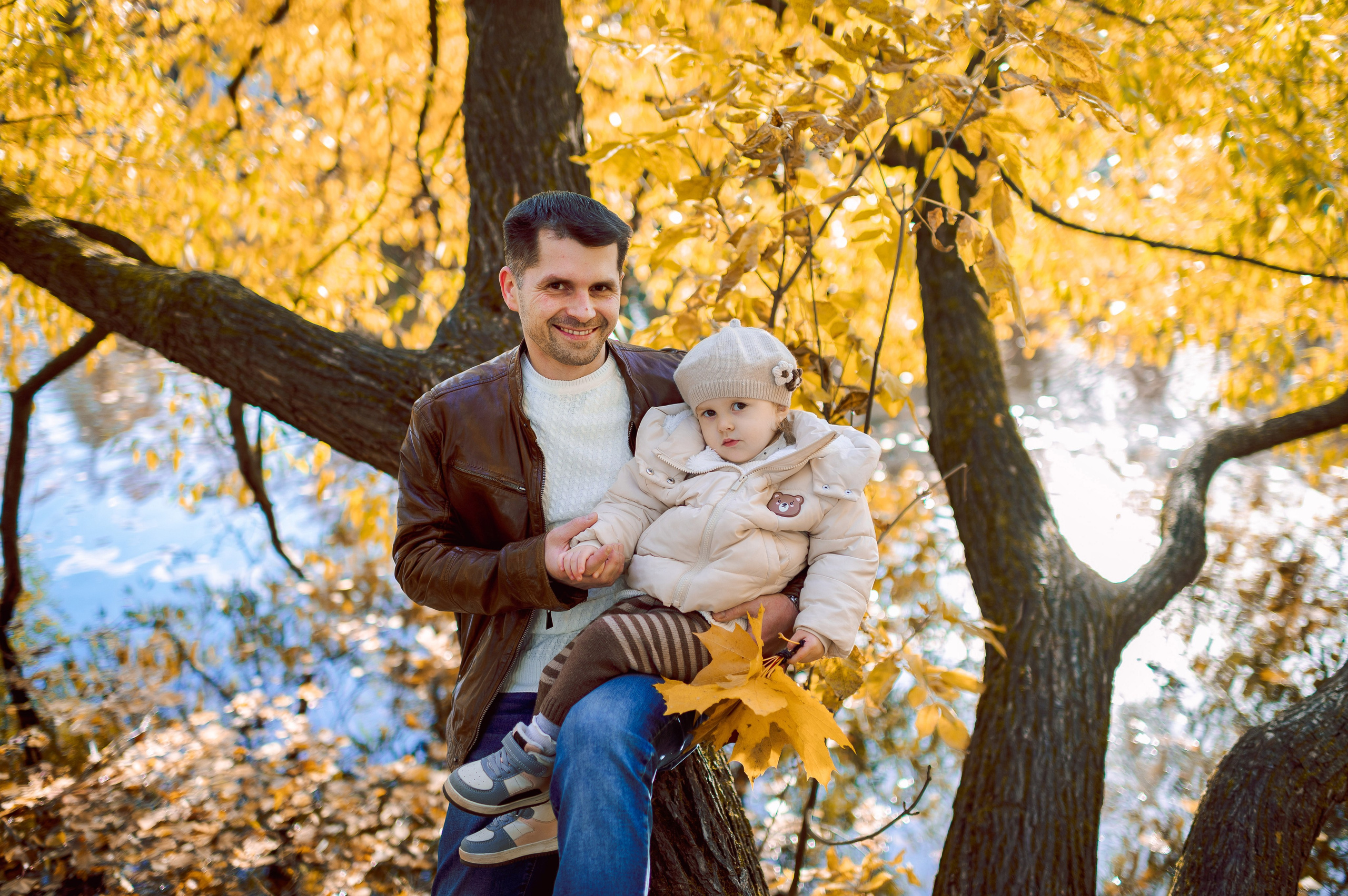 Осенняя семейная прогулка. Портретный, семейный и свадебный фотограф в Санкт-Петербурге и в Пушкине Ширяев Денис