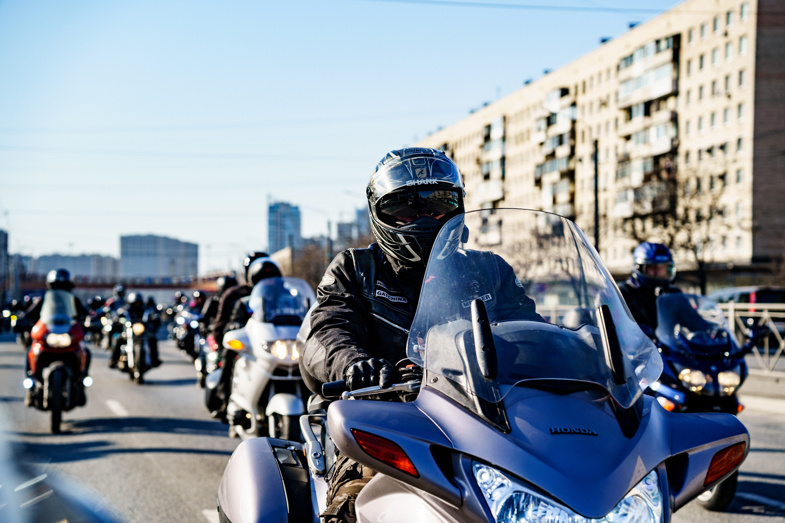 Прохват мотоклуба Norman Riders ч.1. Концертный и репортажный фотограф в Санкт-Петербурге Слава Пахомов