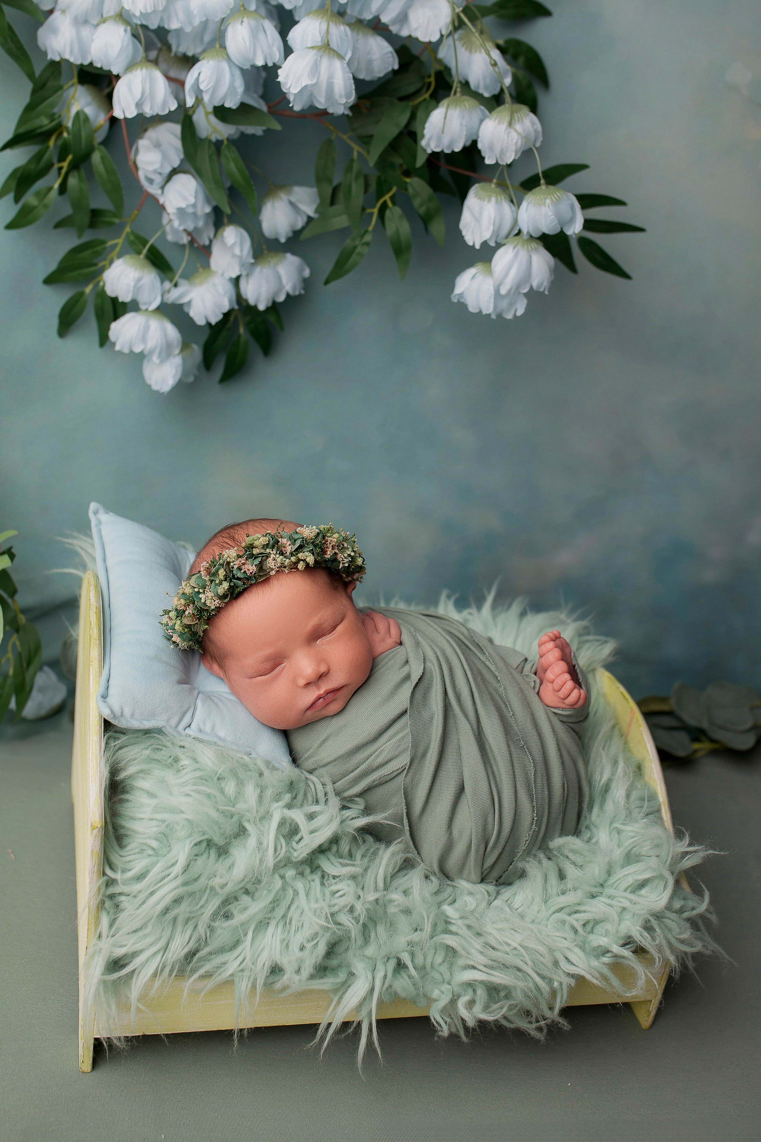 Есения, 7 дней. Фотограф новорожденных в Новокузнецке Анна Горошникова
