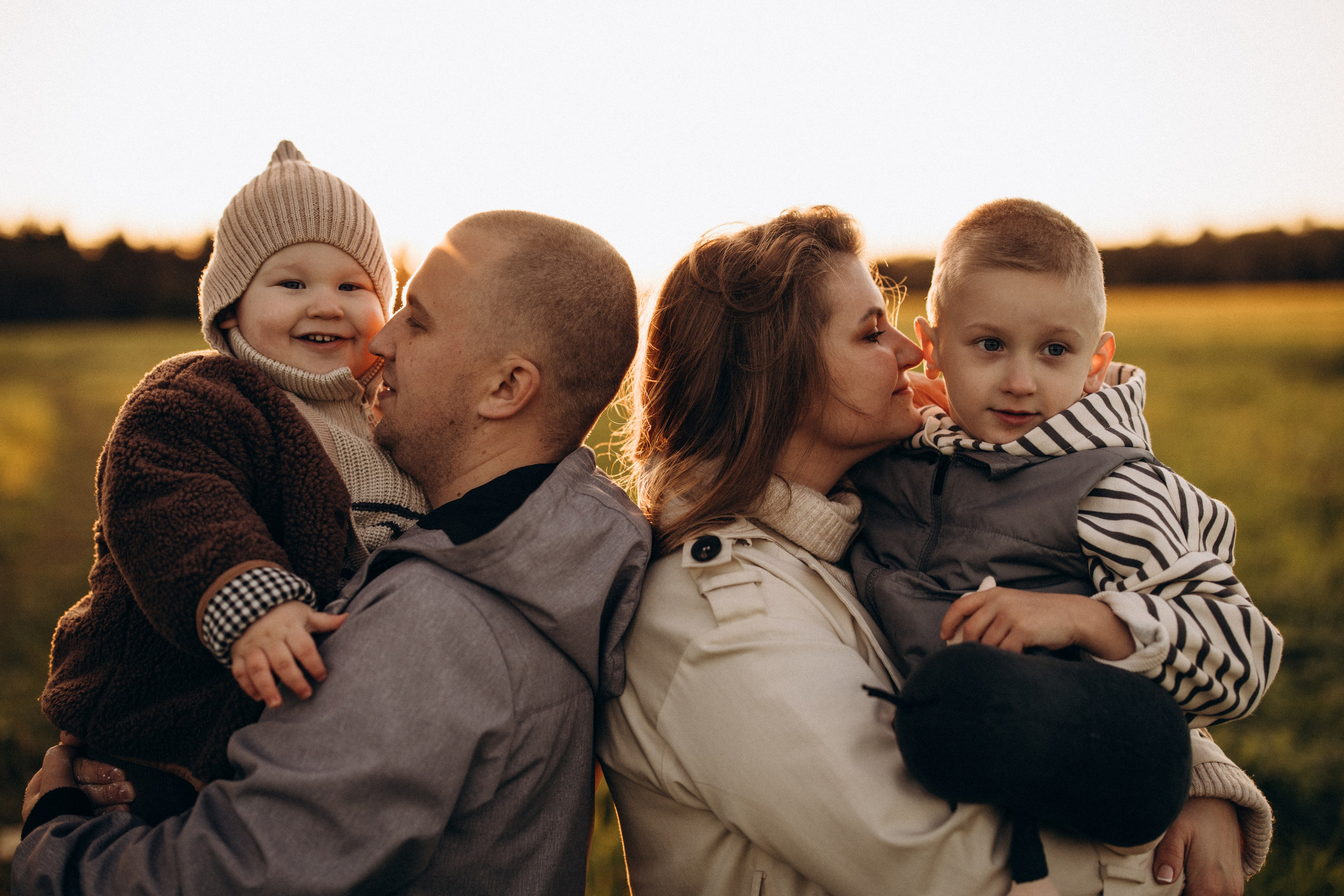На закате. Евгения Пелипас
