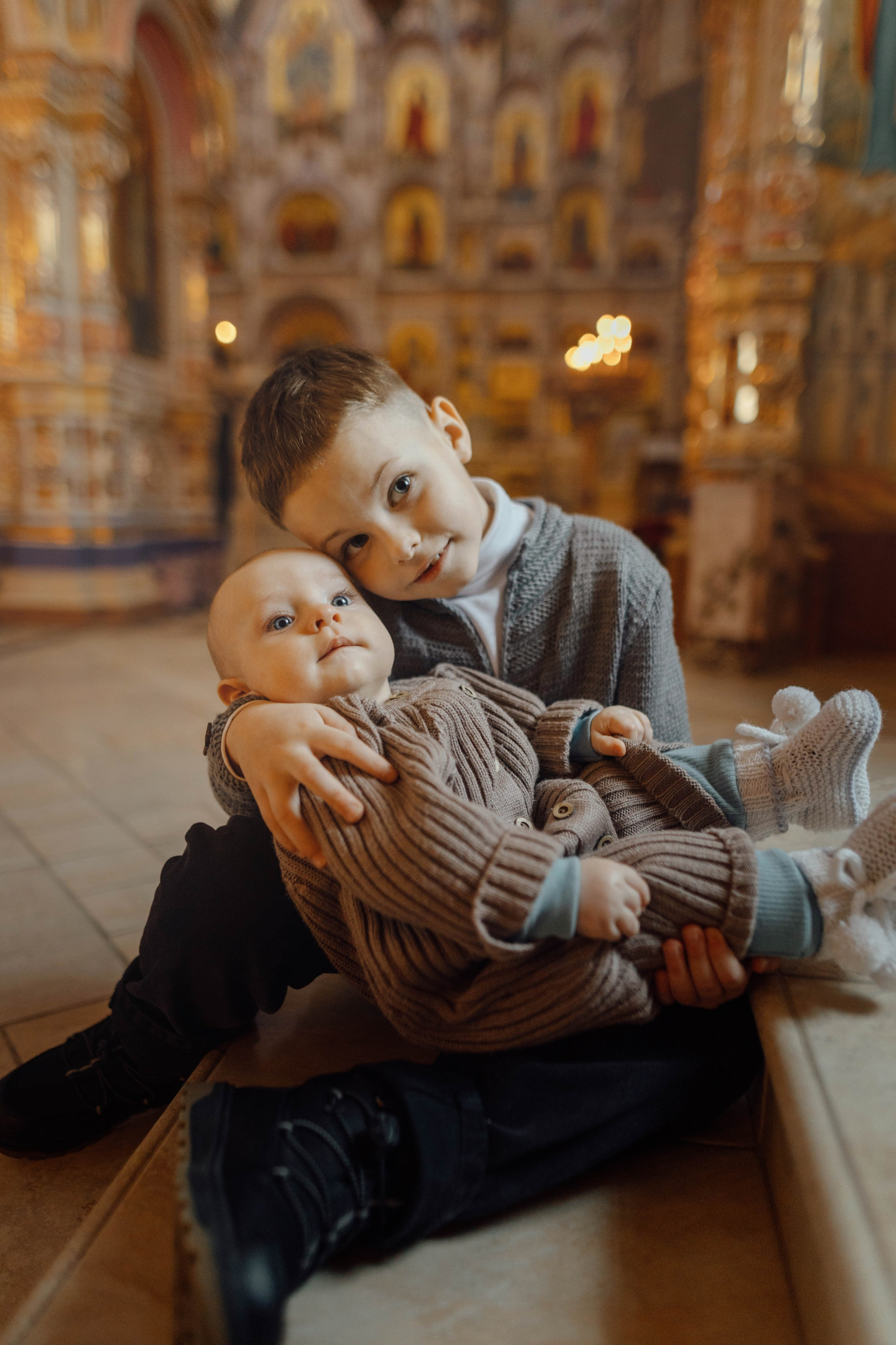 Крещение Матвея, храм Святой Троицы, декабрь 2025