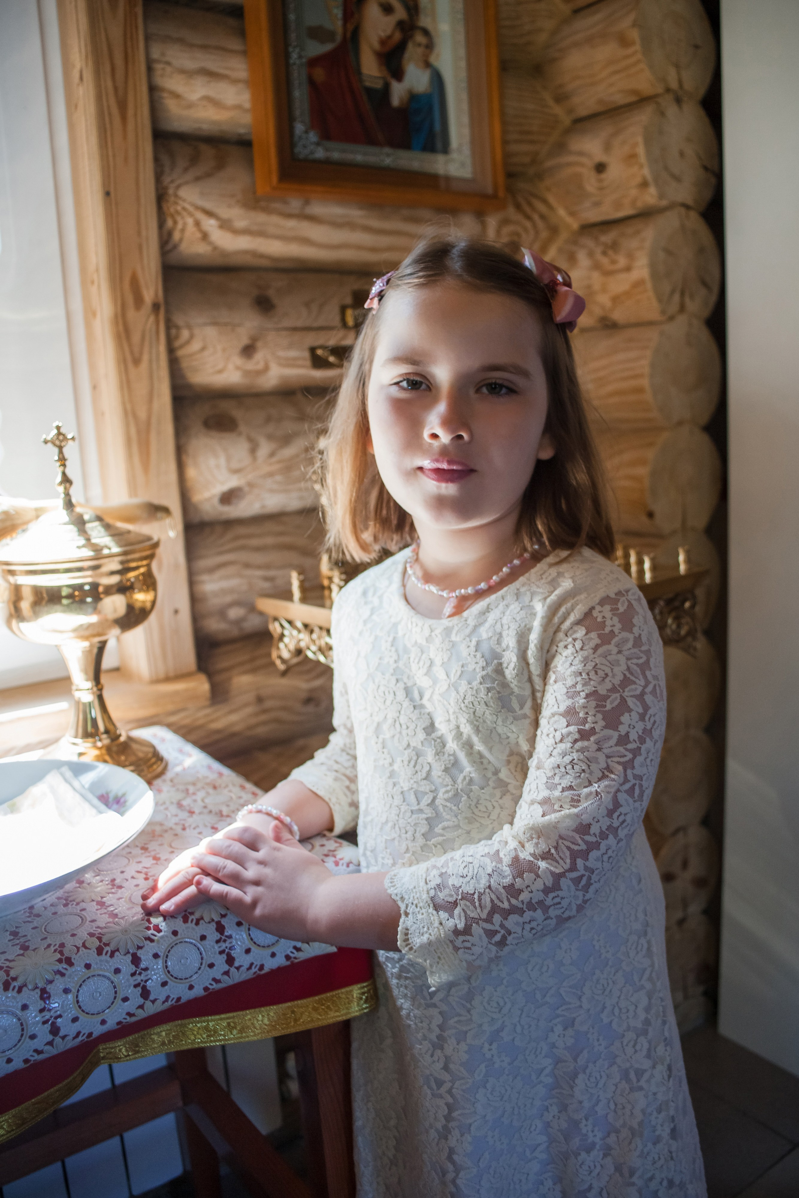 Таинство Крещения Александры. Портретный, семейный, свадебный фотограф в Брянске Маргарита Василькова