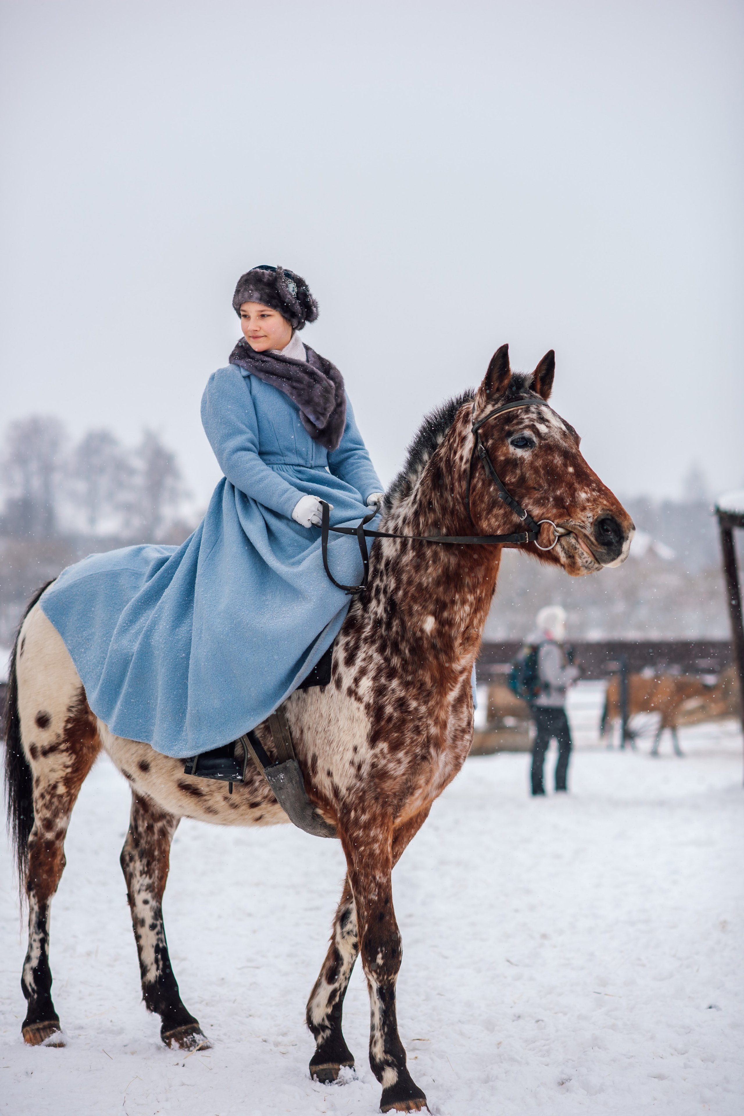 Зимняя парфорсная охота. Фотограф Диана Вальтер