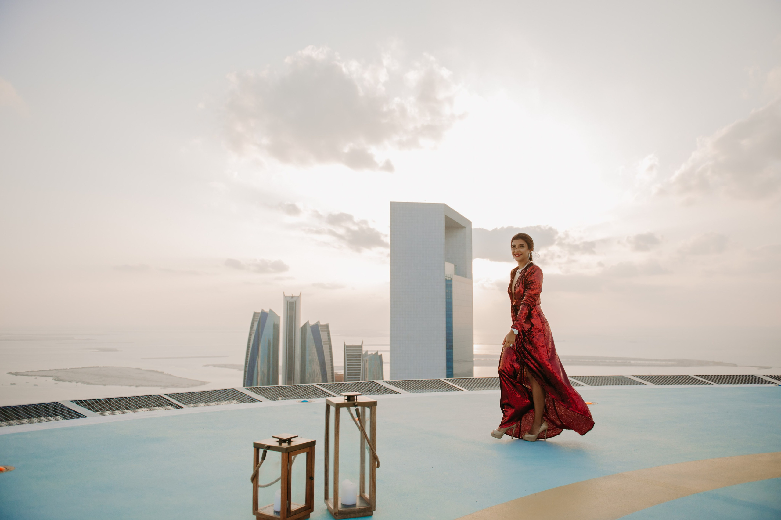 Love Story на высоте (Абу Даби). Фотограф в Москве и Санкт-Петербурге Дарина