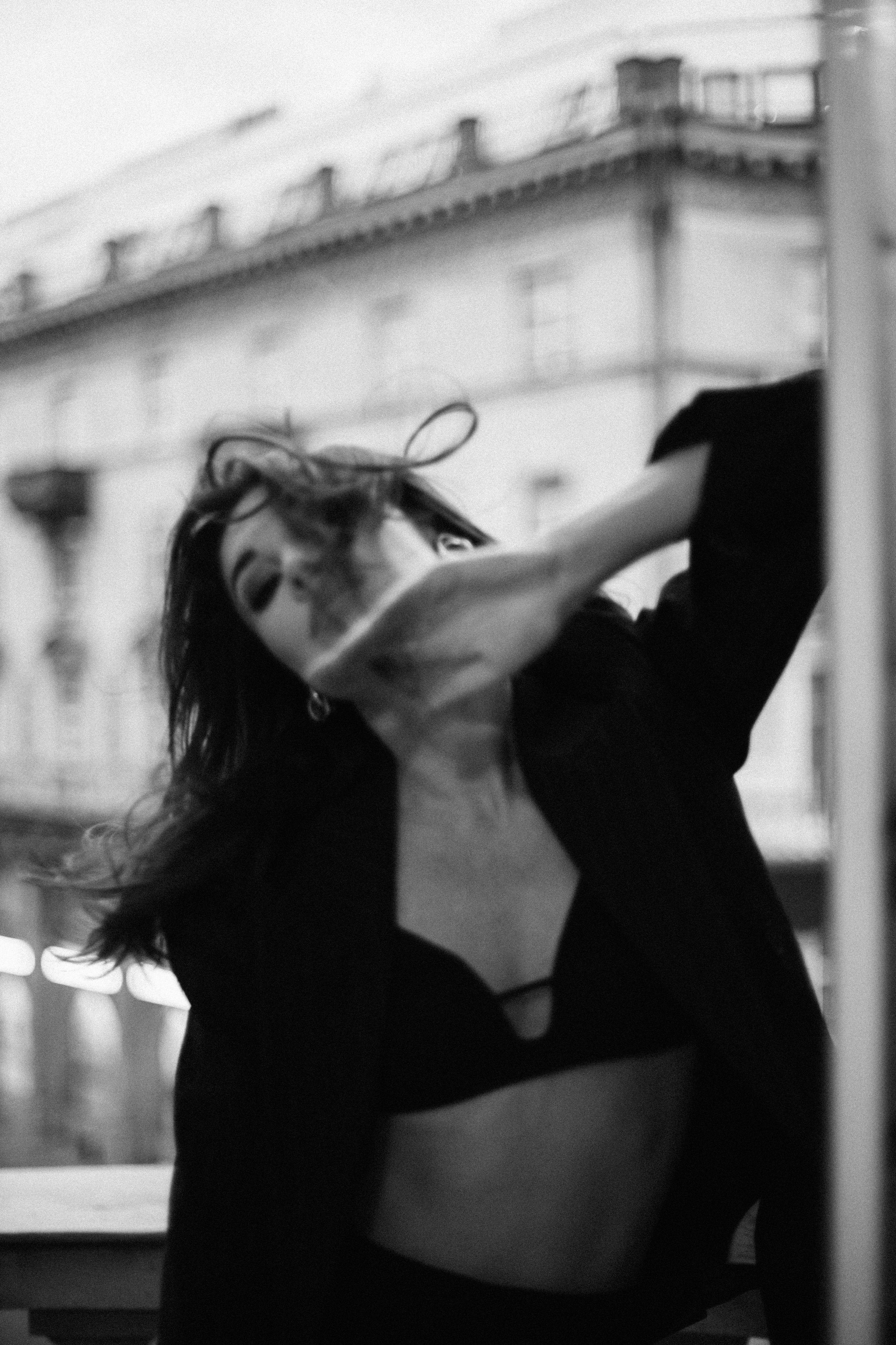 Вероника (съемка на балконе). Фотограф в Москве и Санкт-Петербурге Дарина