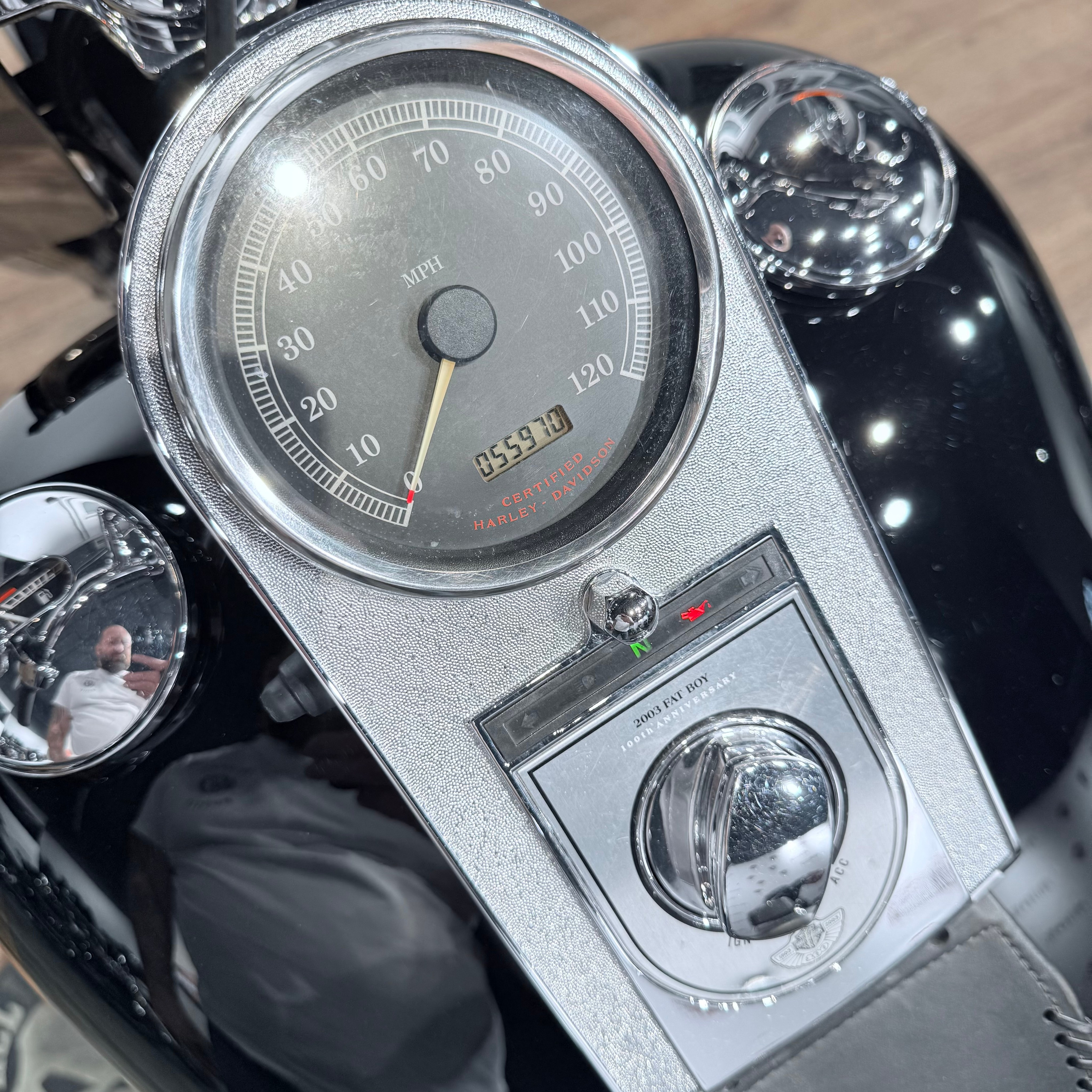 2003 Fat Boy Vivid Black 100 Years. Hello Davidson, Москва. Только хорошие мотоциклы…