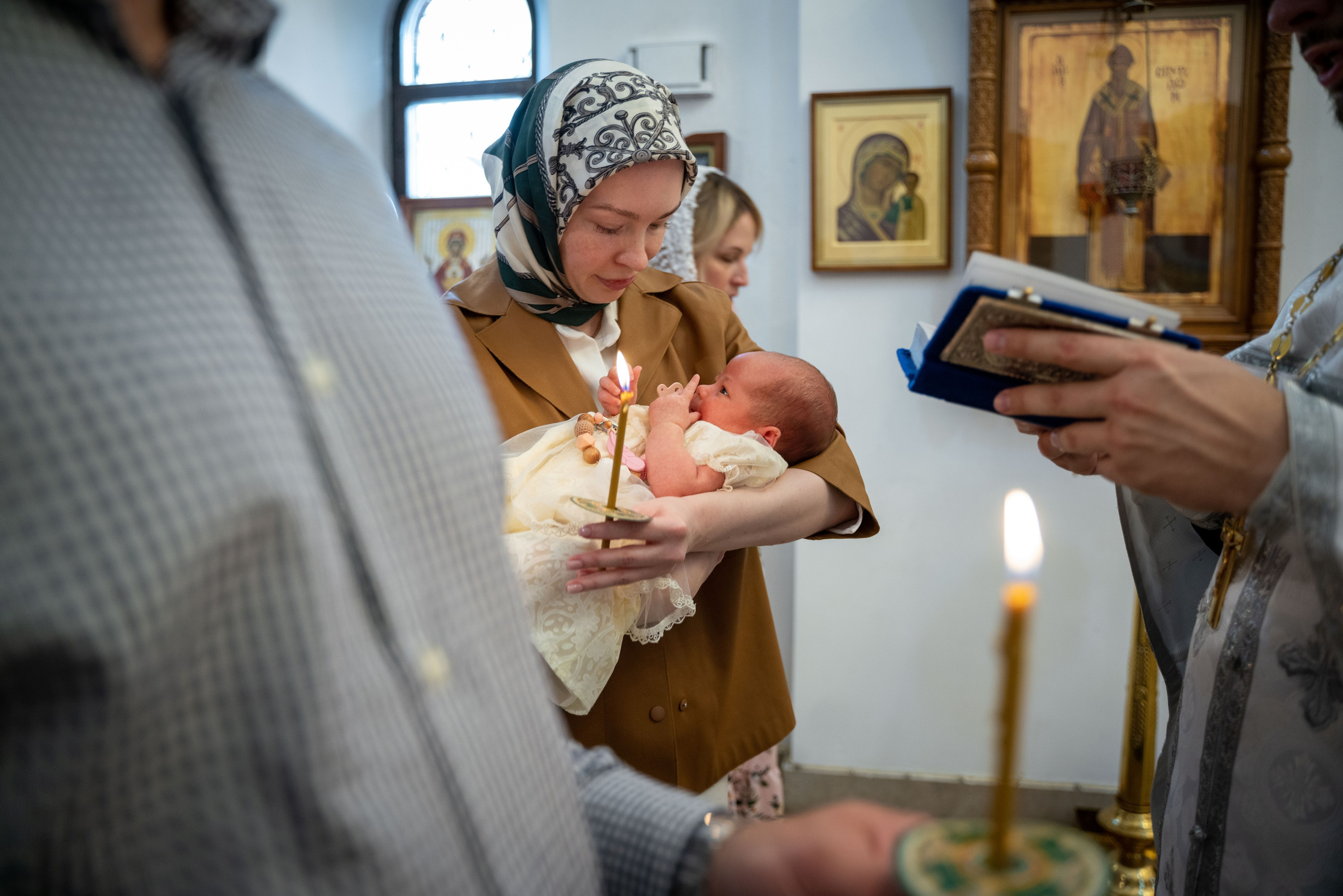 Крещение Александры. Фотограф Мария Орлова