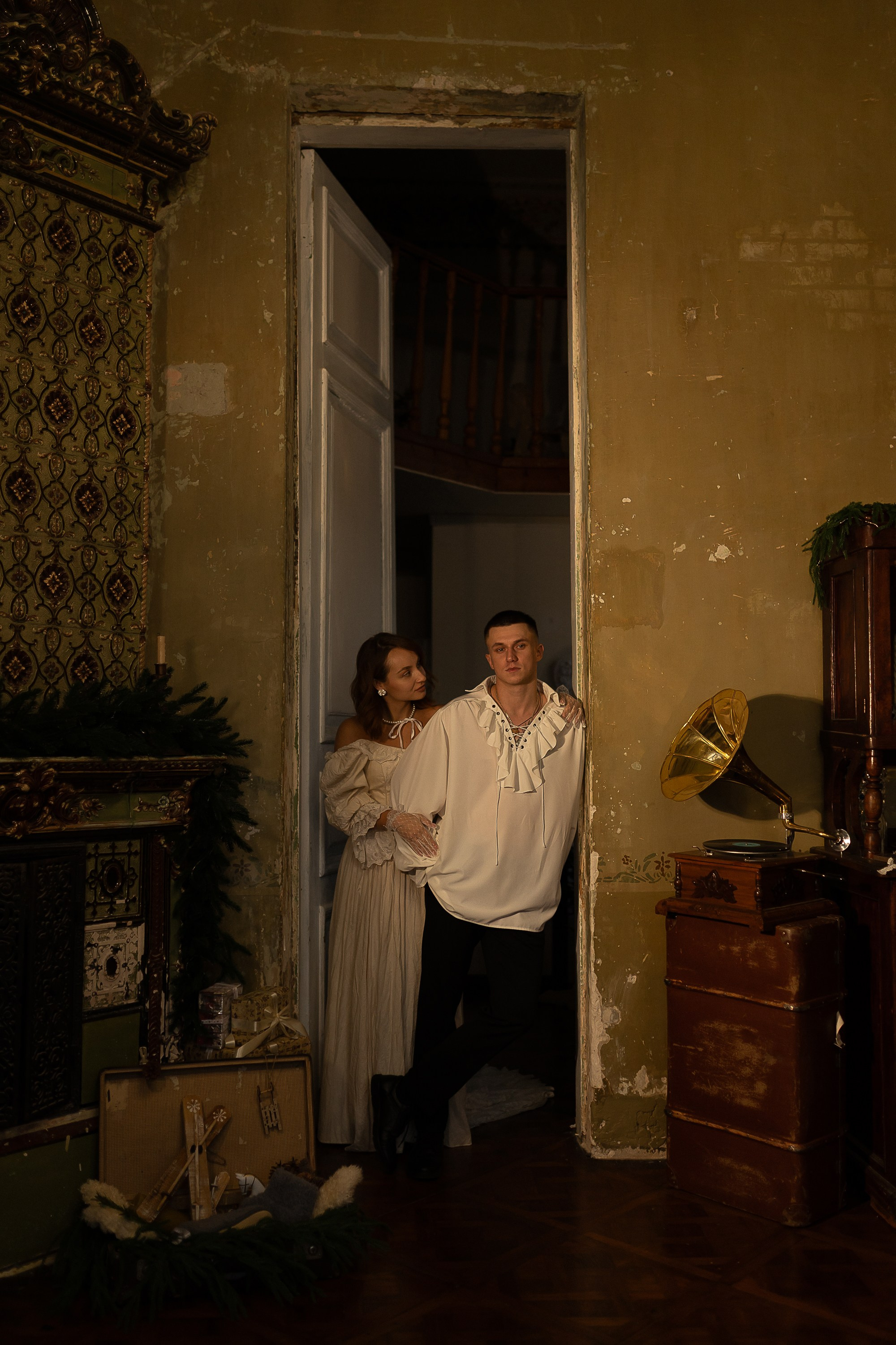 Свадебная фотосессия в фотостудии Птичка. Свадебный и семейный фотограф Виолетта Сидельникова. Краснодар, Россия, Беларусь, Европа