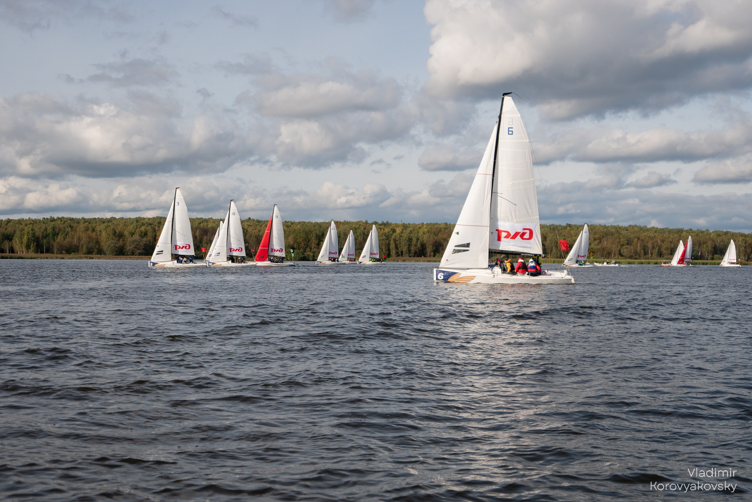 Кубок АОА «РЖД» по парусным видам спорта. Фотограф Владимир Коровяковский