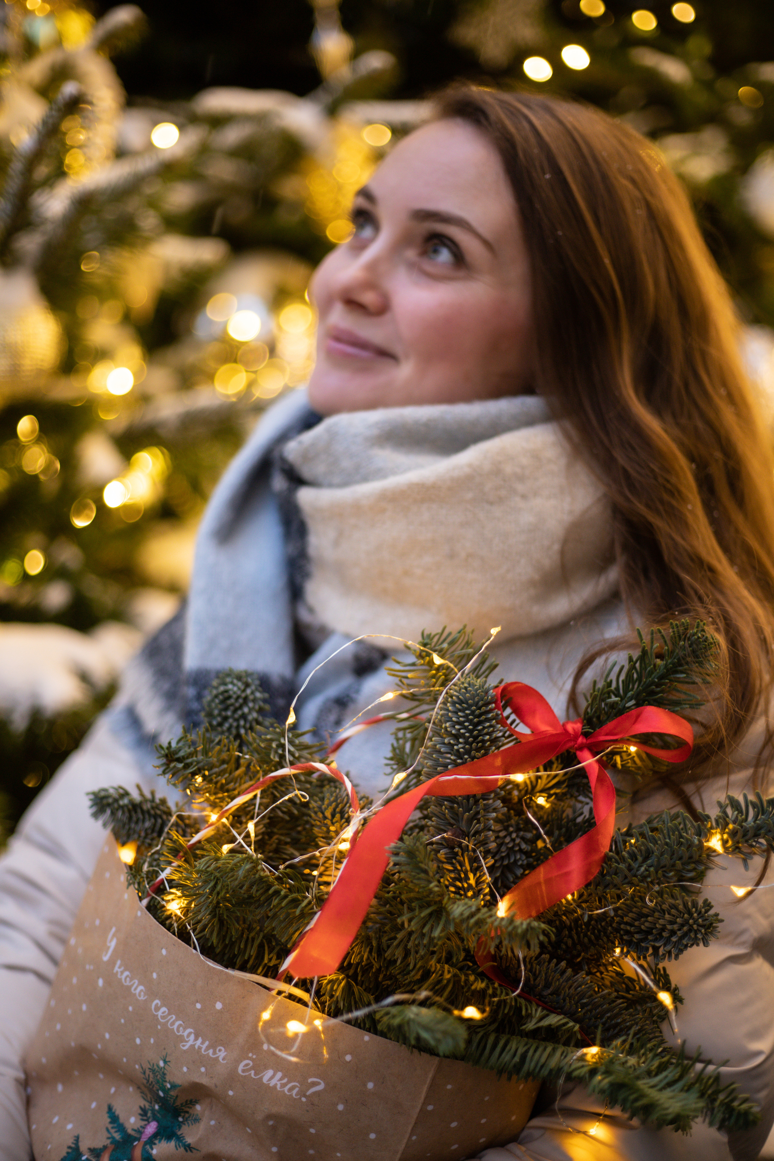 Прогулка с Марией в канун Нового года. Александра Пылёва. Фотограф. Москва