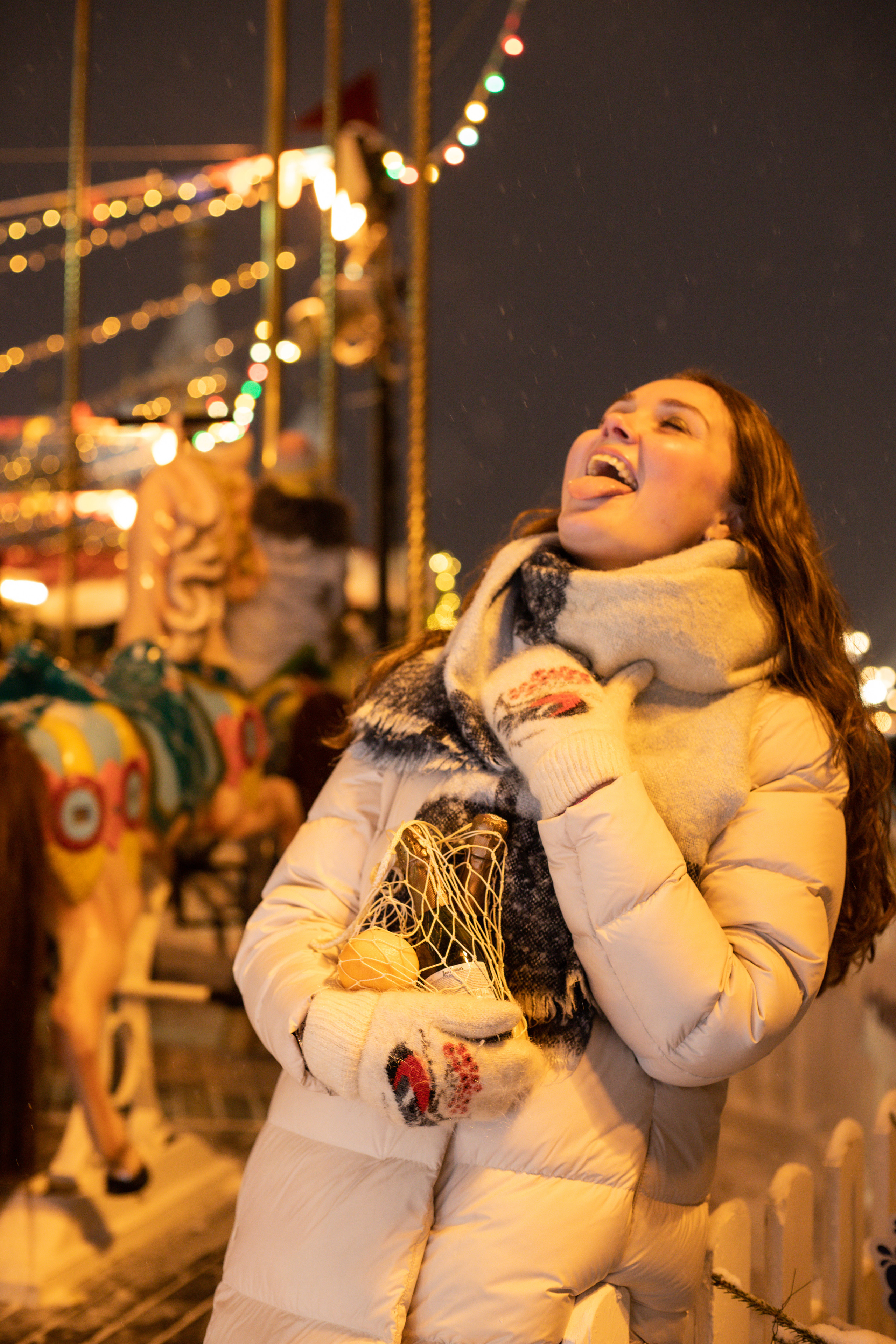 Прогулка с Марией в канун Нового года. Александра Пылёва. Фотограф. Москва