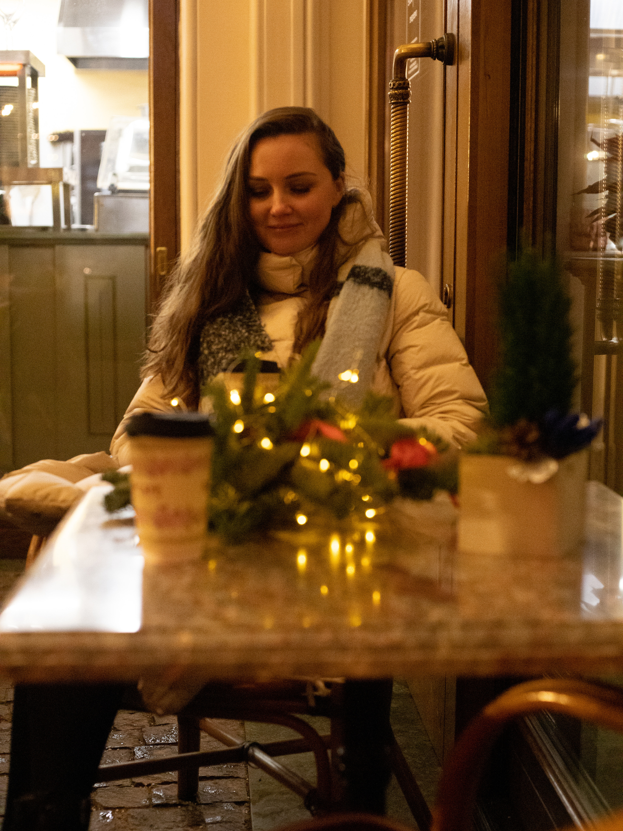 Прогулка с Марией в канун Нового года. Александра Пылёва. Фотограф. Москва