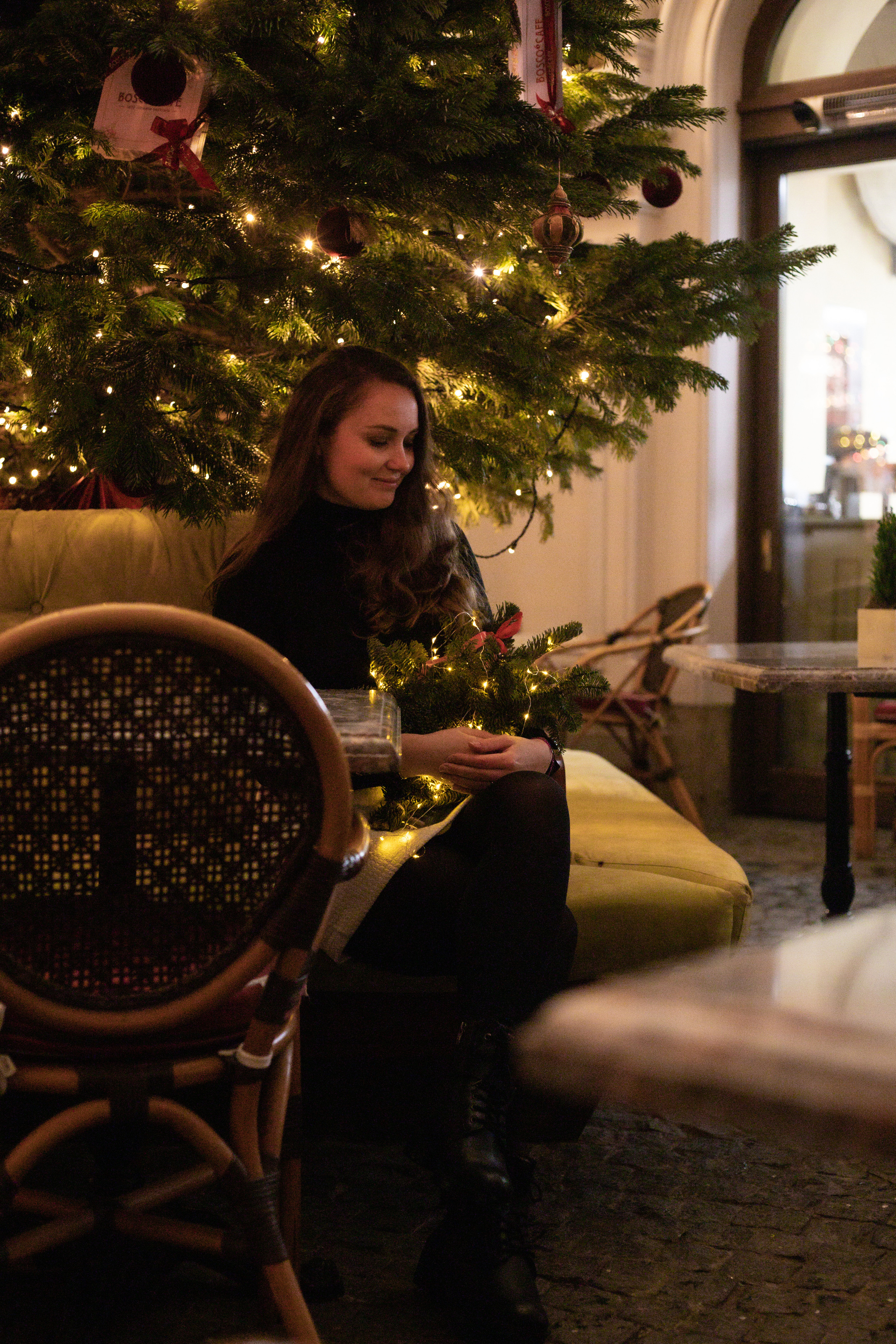 Прогулка с Марией в канун Нового года. Александра Пылёва. Фотограф. Москва