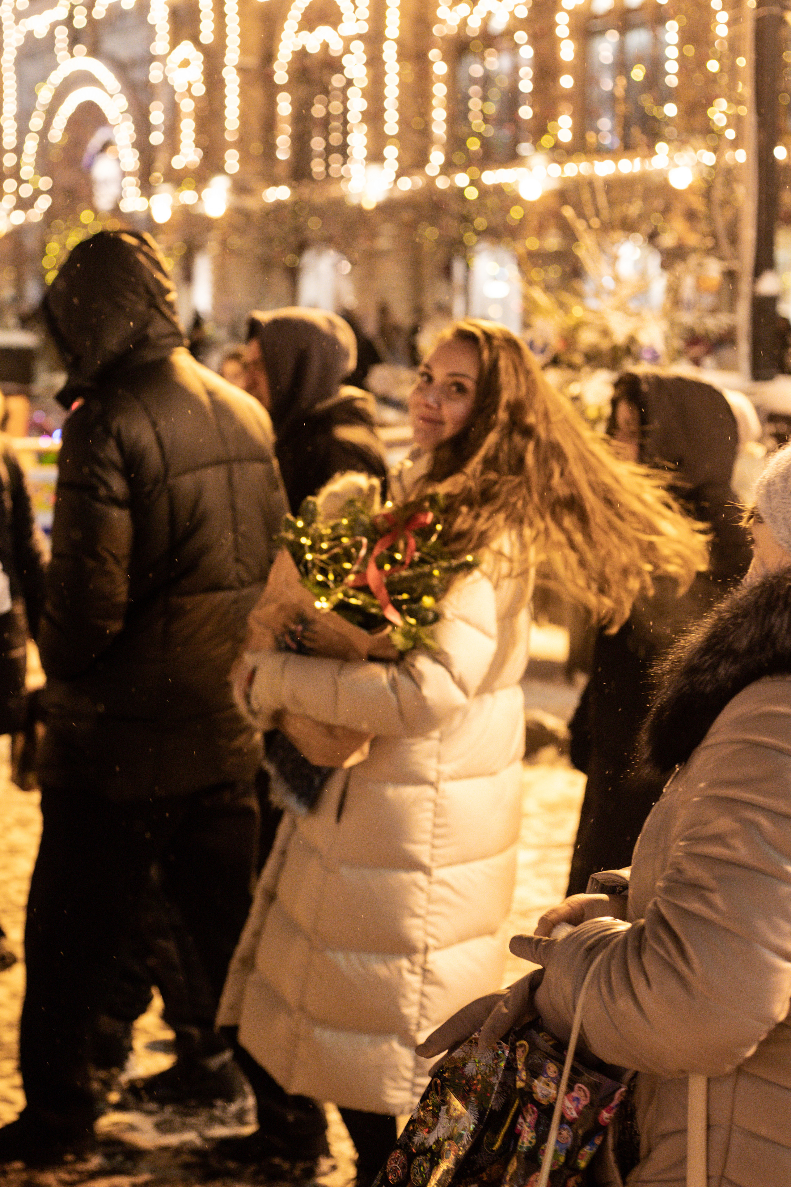Прогулка с Марией в канун Нового года. Александра Пылёва. Фотограф. Москва