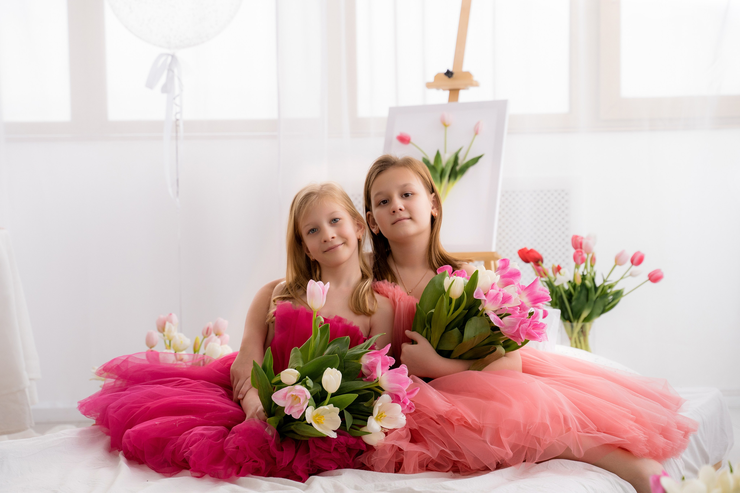 Тюльпановое настроение. Фотостудия Малина в городе Улан-Удэ. Фотограф Ирина Жарникова