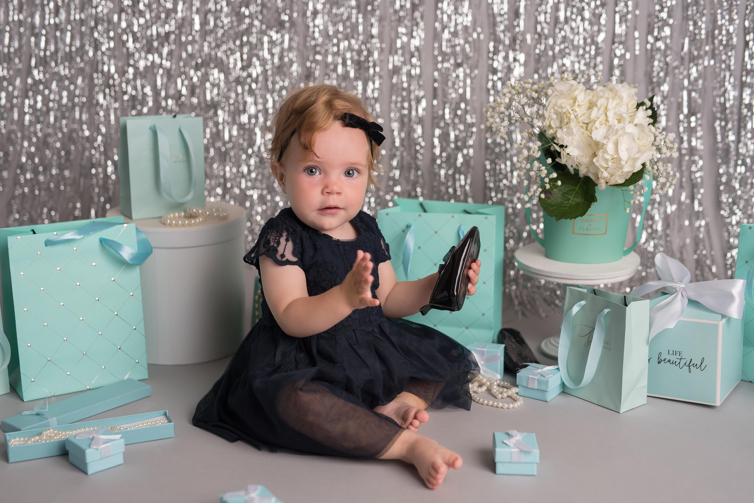 Эмилия, годик. Фотограф новорожденных и детский фотограф в Екатеринбурге Ксени
