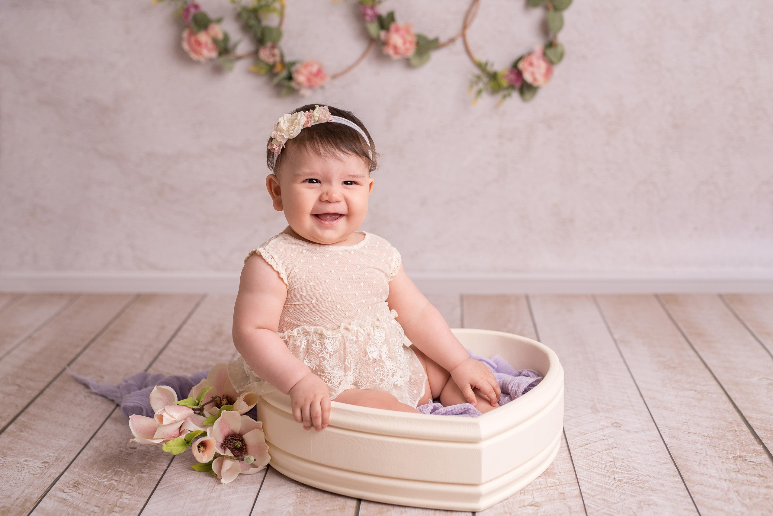 Маруся, 9 месяцев. Фотограф новорожденных и детский фотограф в Екатеринбурге Ксени