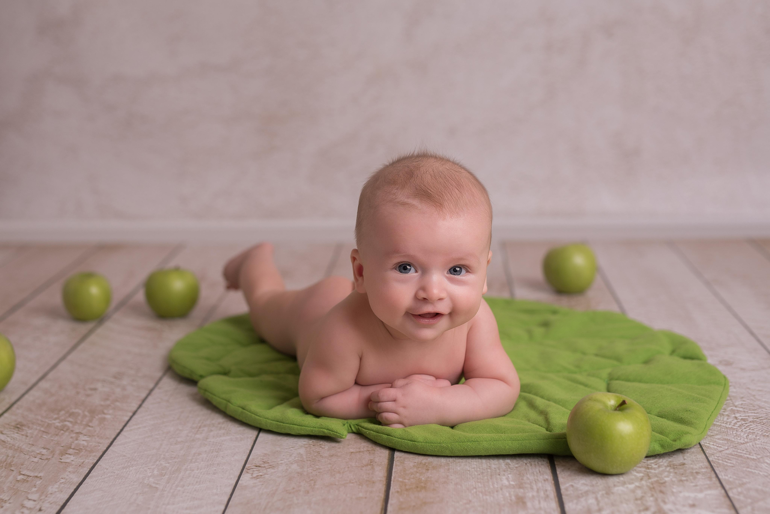 Алексей, 4 месяца. Фотограф новорожденных и детский фотограф в Екатеринбурге Ксени