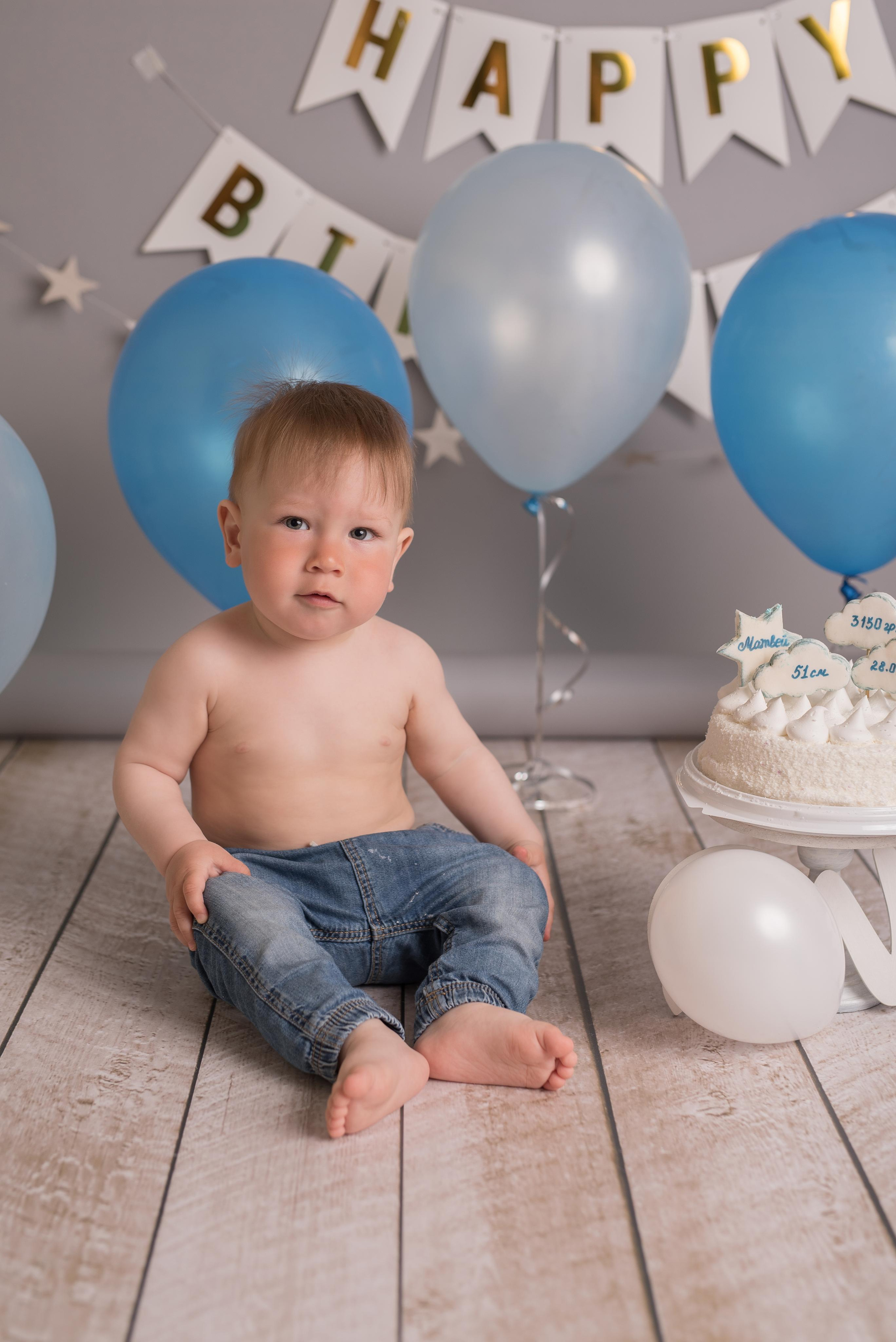 Матвей, 1 год. Фотограф новорожденных и детский фотограф в Екатеринбурге Ксени