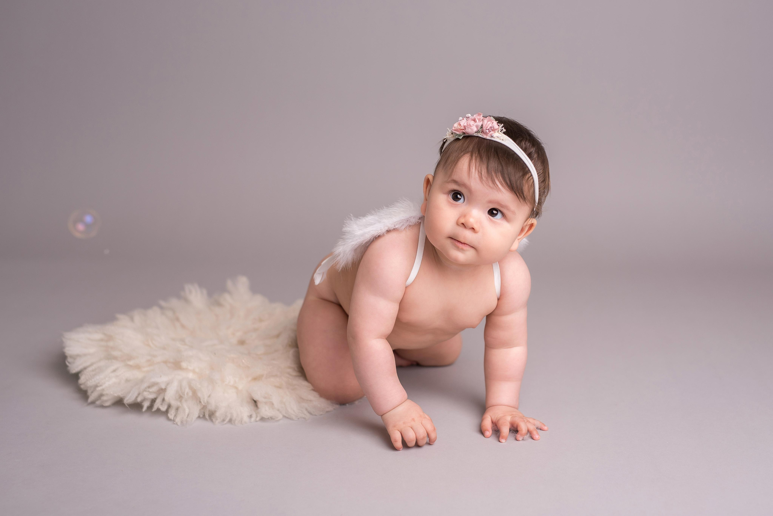 Маруся, 9 месяцев. Фотограф новорожденных и детский фотограф в Екатеринбурге Ксени