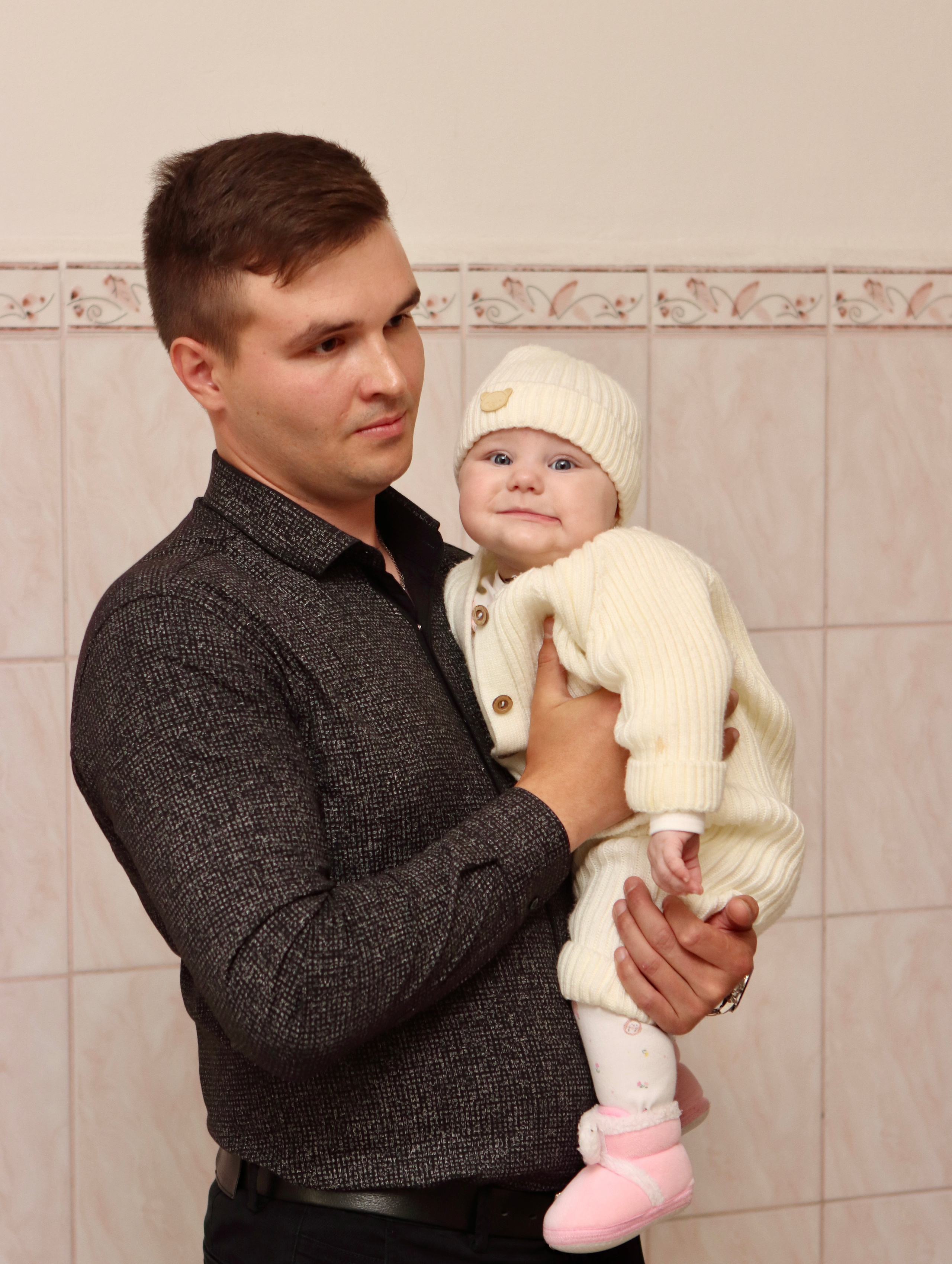 Анастасия и Вадим — крещение Виктории. Фотограф в Курске Смирнов Евгений