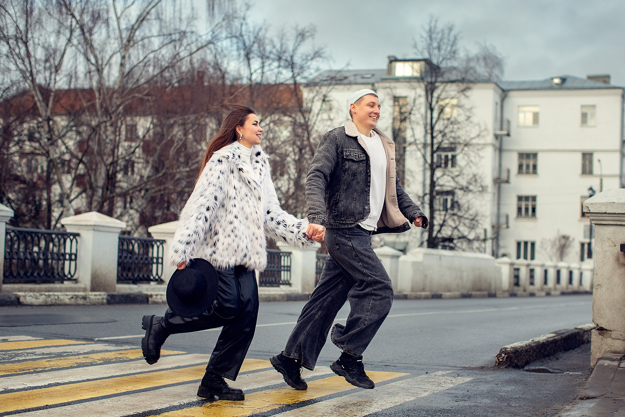 Красивая лав стори с четвероногим другом. Семейный фотограф Татьяна Надеждина | Москва, Московская область, Ярославль