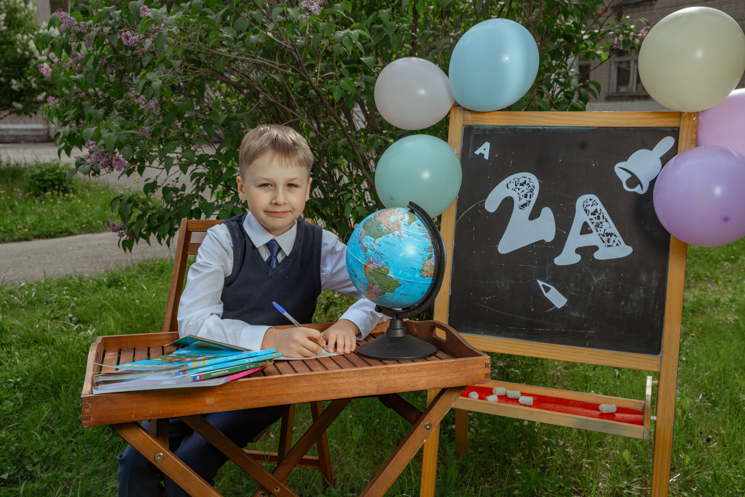 Школьная фотозона. Семейный и детский фотограф в Нижнем Новгороде