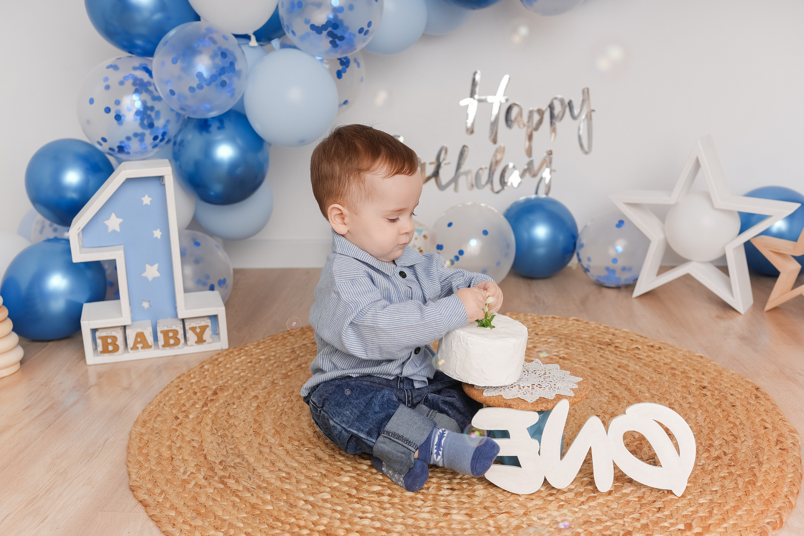 Годик. Фотограф новорожденных и детский фотограф в Екатеринбурге Ксени