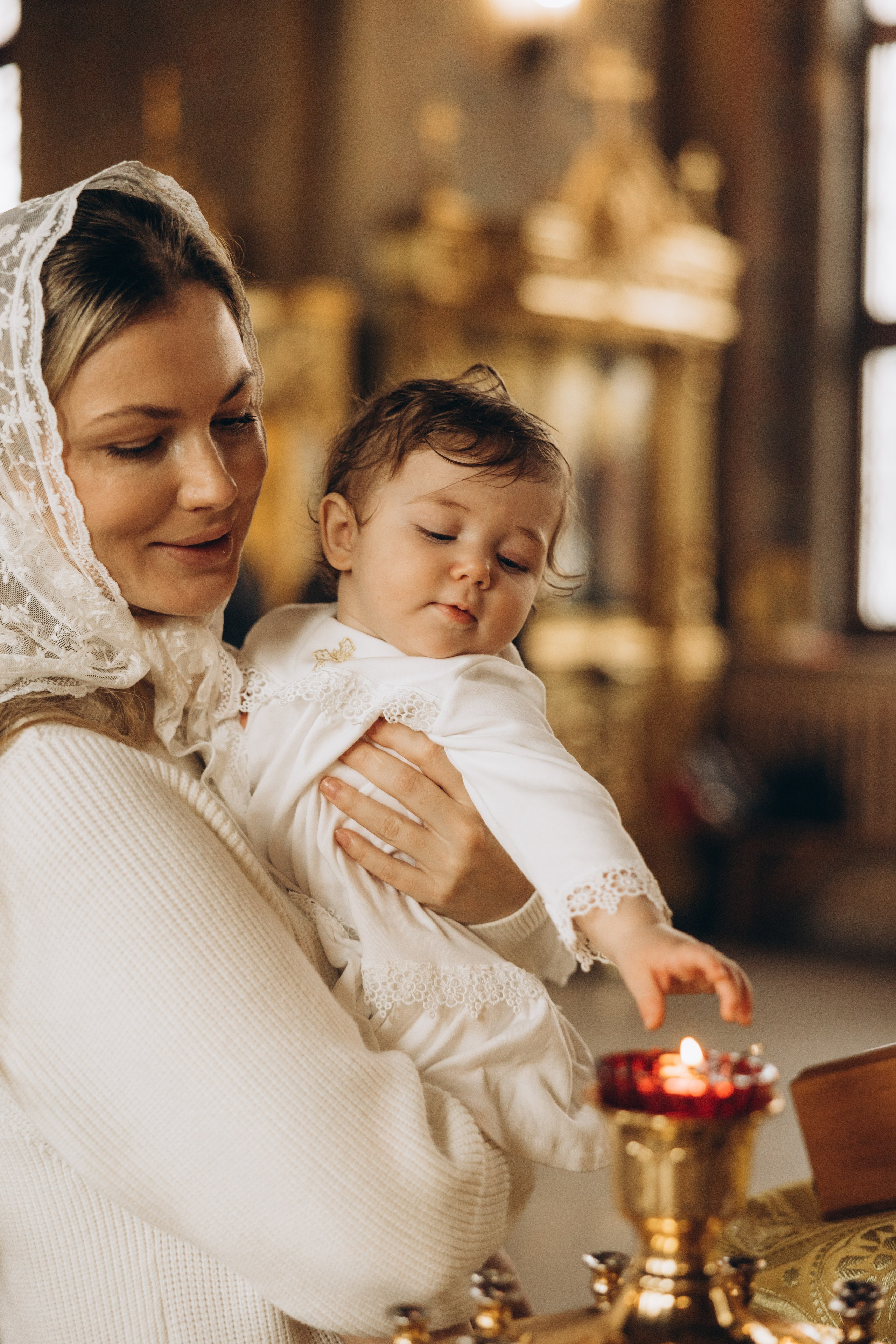 Крещение Дианы. Семейный фотограф в Москве Виктория Ястребинская