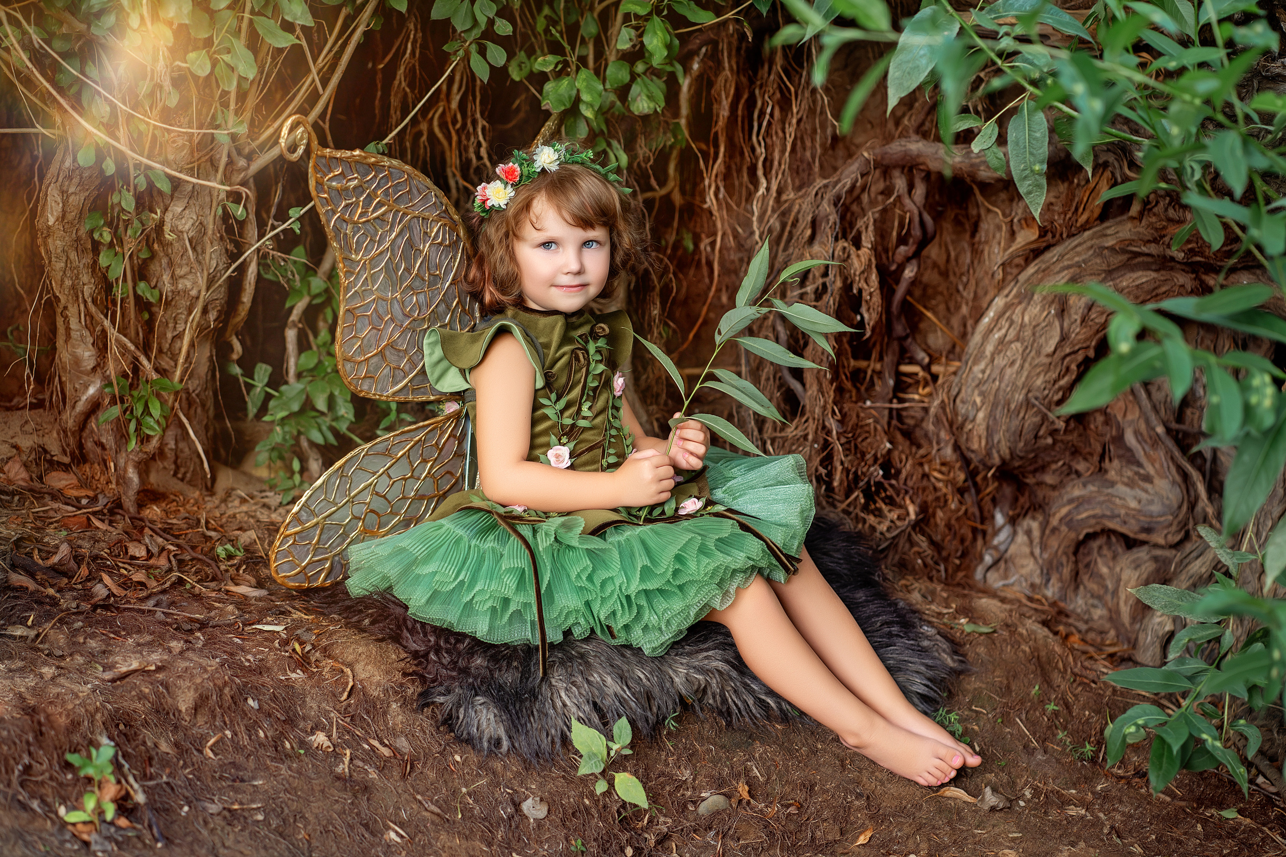 Костюмированная съёмка от группы FotoMix в стиле «ЛЕСНАЯ ФЕЯ». Свадебный и семейный фотограф Ольга Батова в Ярославле