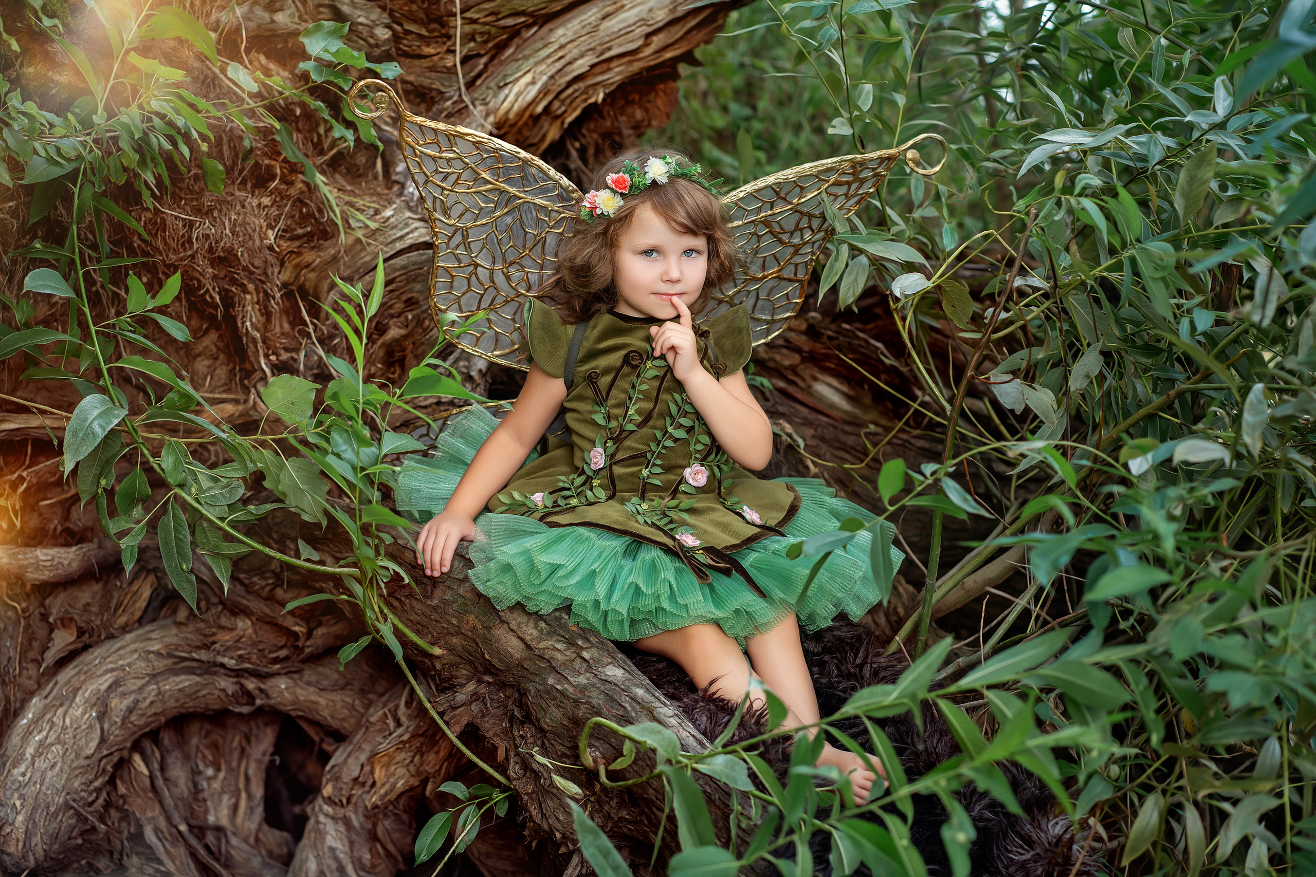 Костюмированная съёмка от группы FotoMix в стиле «ЛЕСНАЯ ФЕЯ». Свадебный и семейный фотограф Ольга Батова в Ярославле