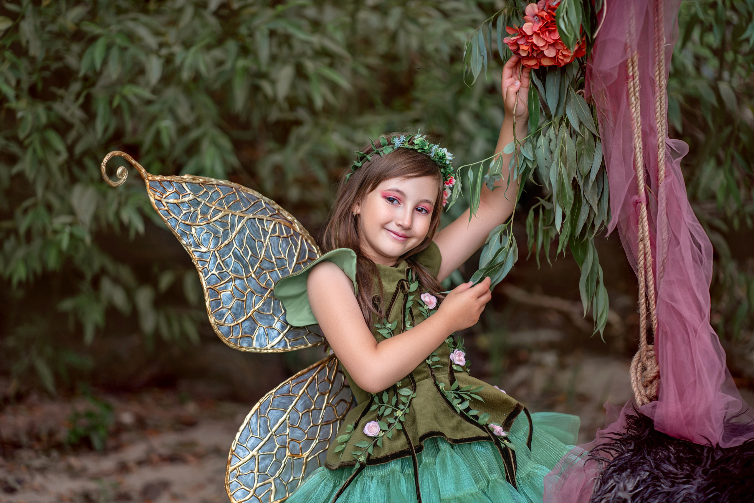 Костюмированная съёмка от группы FotoMix в стиле «ЛЕСНАЯ ФЕЯ». Свадебный и семейный фотограф Ольга Батова в Ярославле