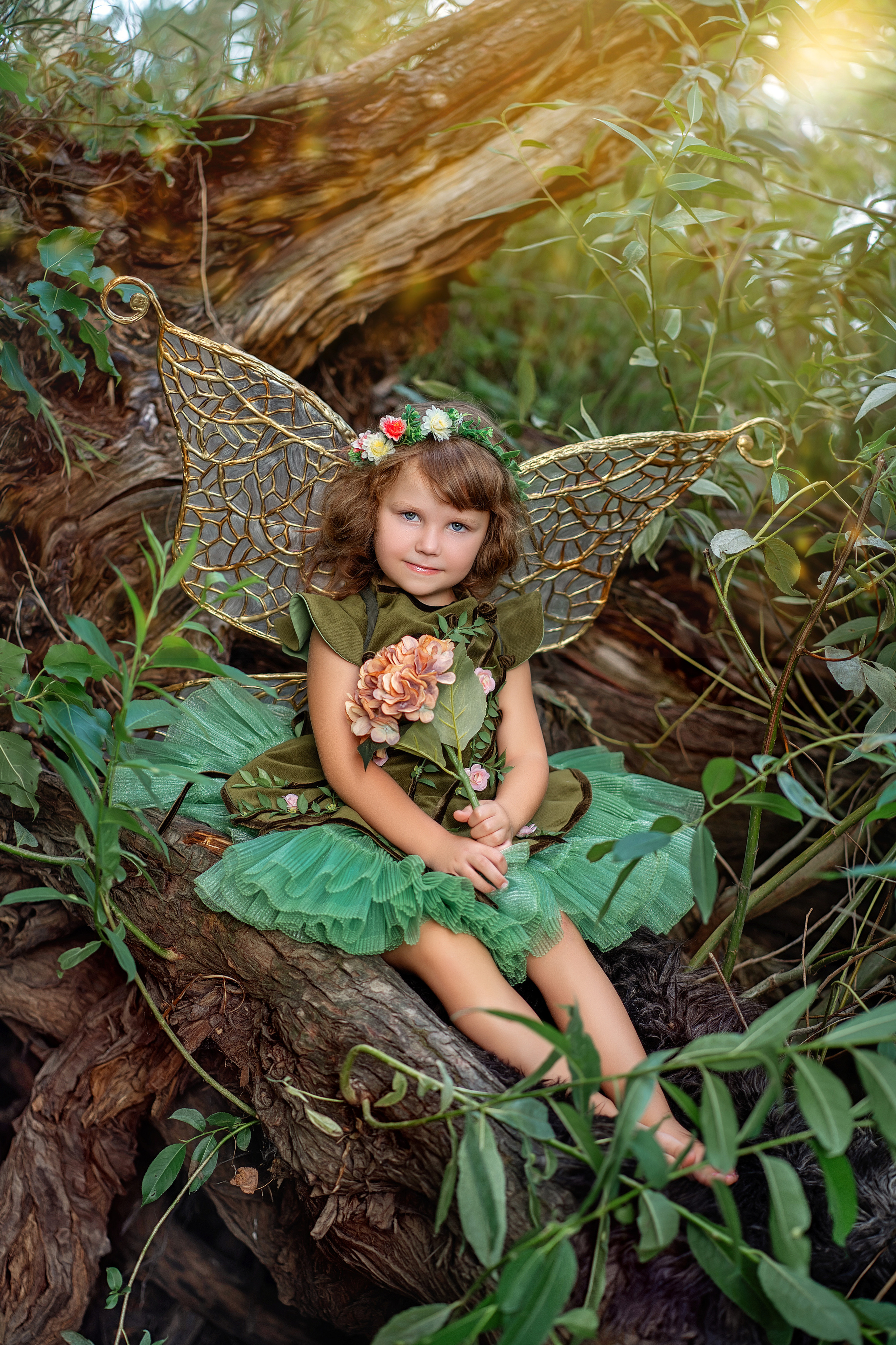 Костюмированная съёмка от группы FotoMix в стиле «ЛЕСНАЯ ФЕЯ». Свадебный и семейный фотограф Ольга Батова в Ярославле