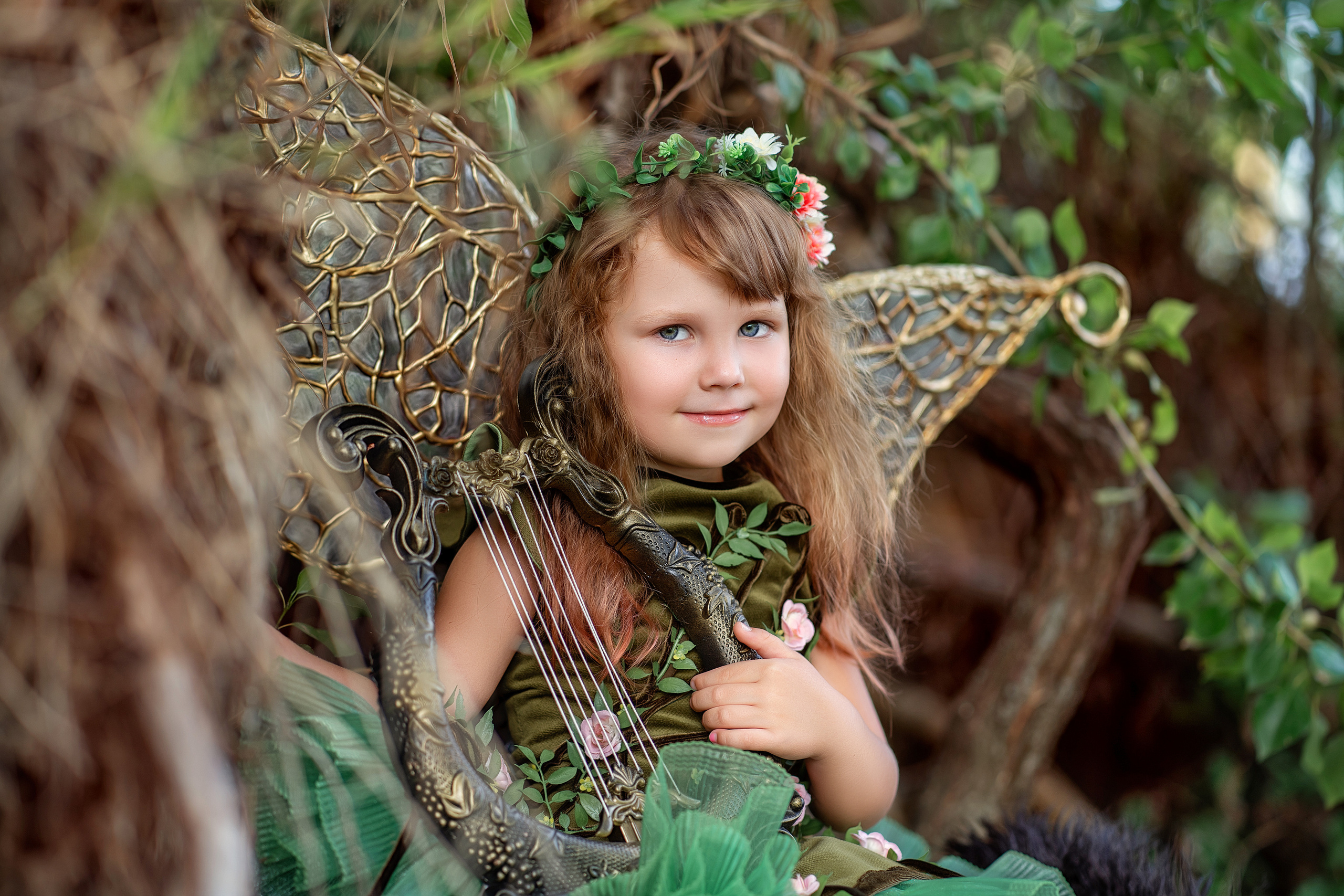 Костюмированная съёмка от группы FotoMix в стиле «ЛЕСНАЯ ФЕЯ». Свадебный и семейный фотограф Ольга Батова в Ярославле