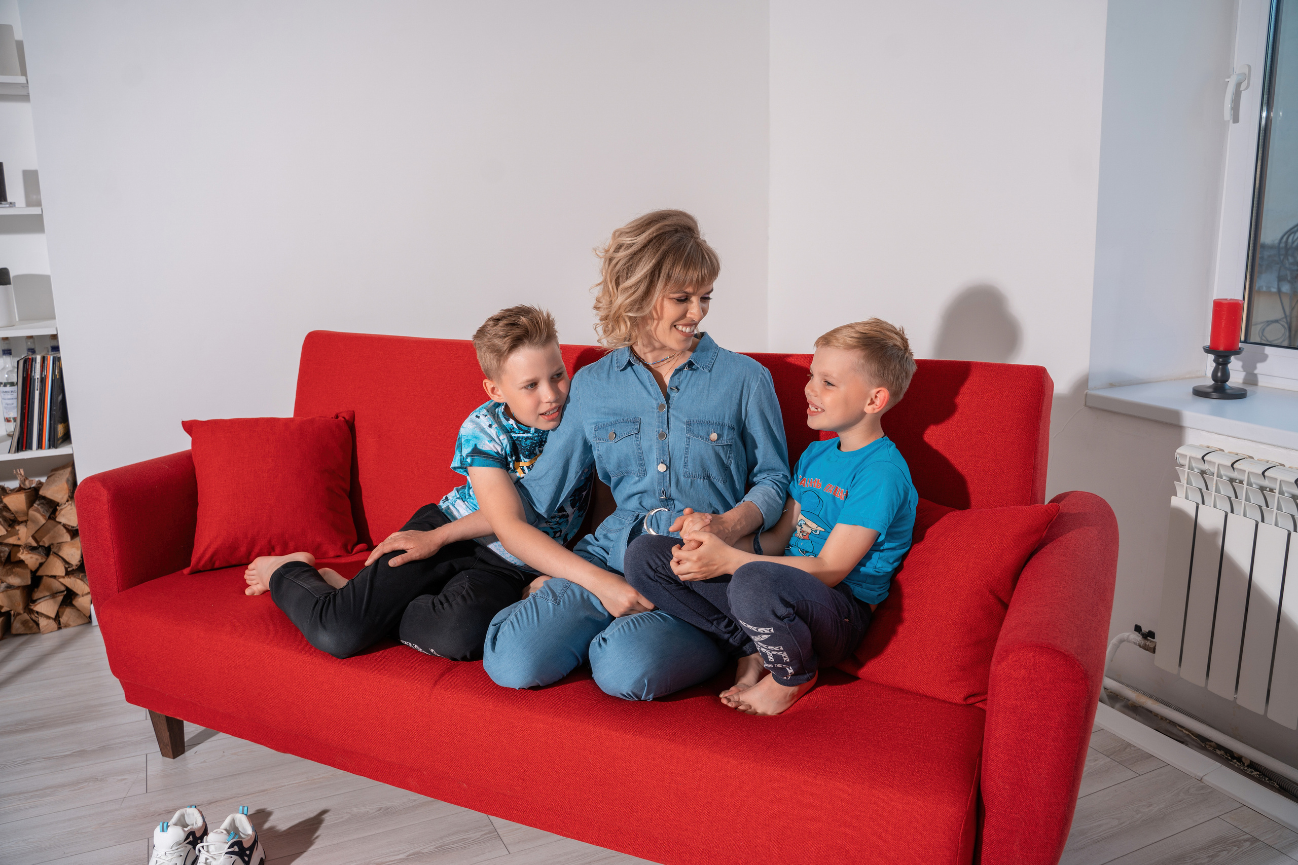 Ирина и сынишки. Свадебный и семейный фотограф Ольга Батова в Ярославле