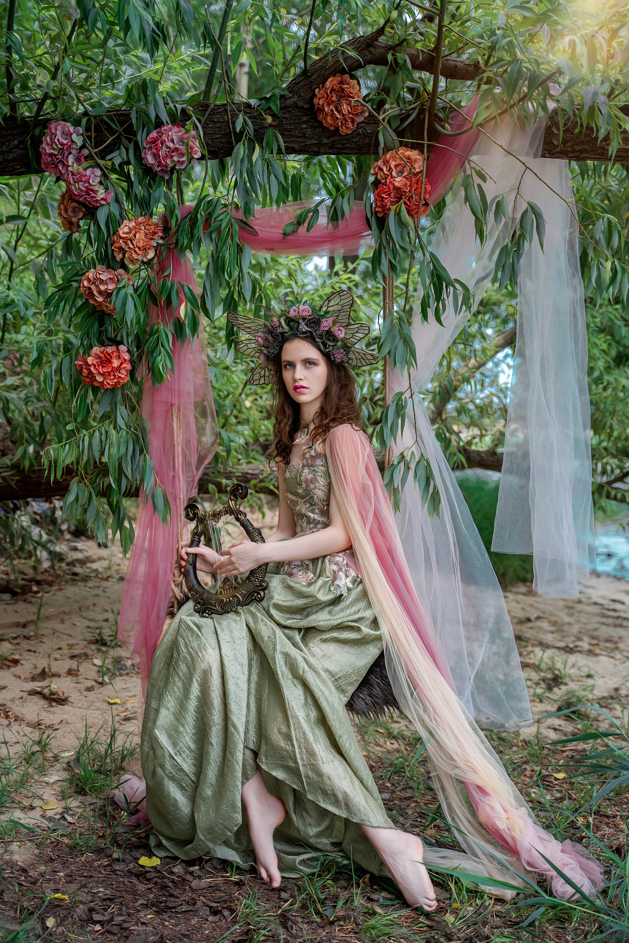 Костюмированная съёмка от группы FotoMix в стиле «ЛЕСНАЯ ФЕЯ». Свадебный и семейный фотограф Ольга Батова в Ярославле