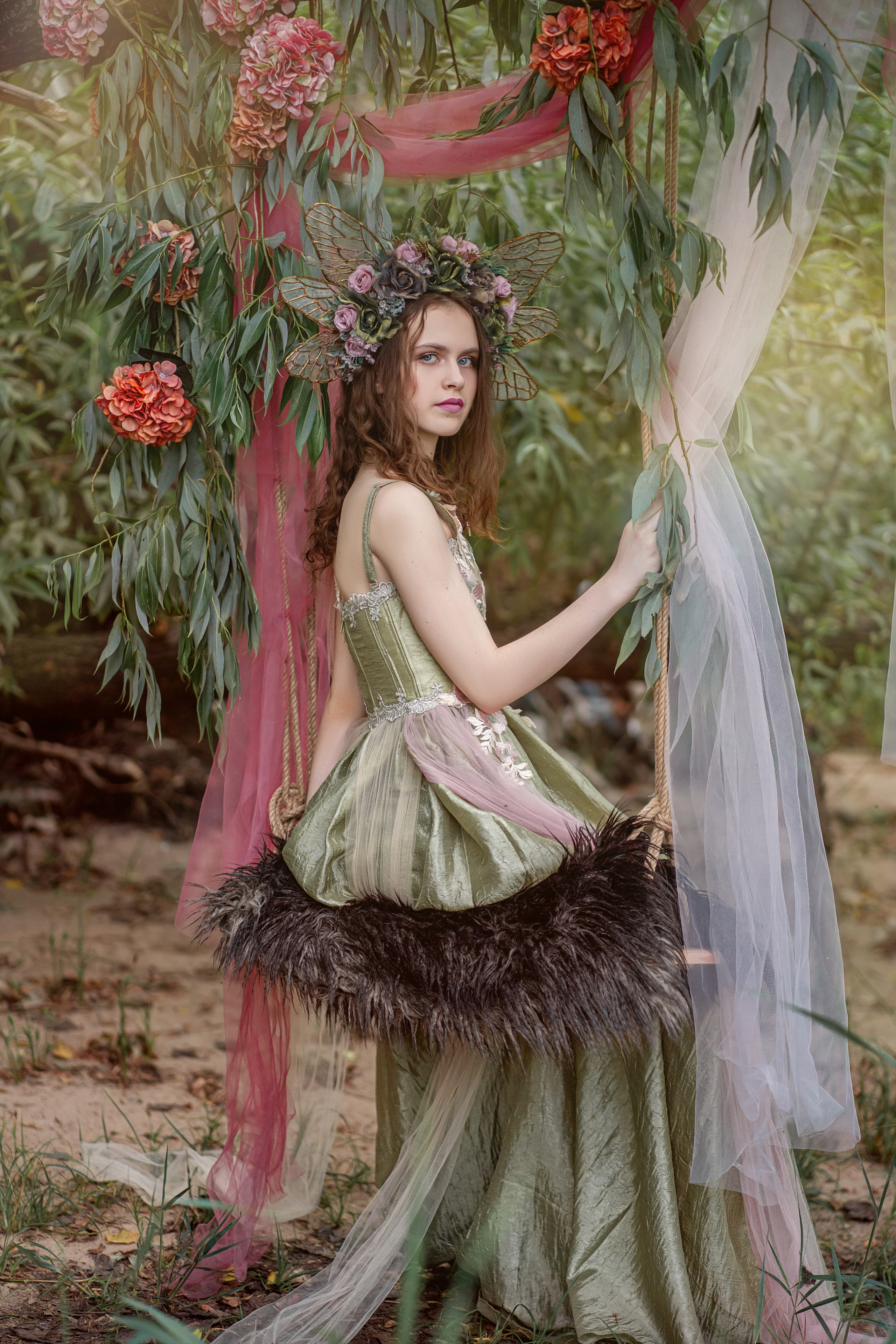 Костюмированная съёмка от группы FotoMix в стиле «ЛЕСНАЯ ФЕЯ». Свадебный и семейный фотограф Ольга Батова в Ярославле