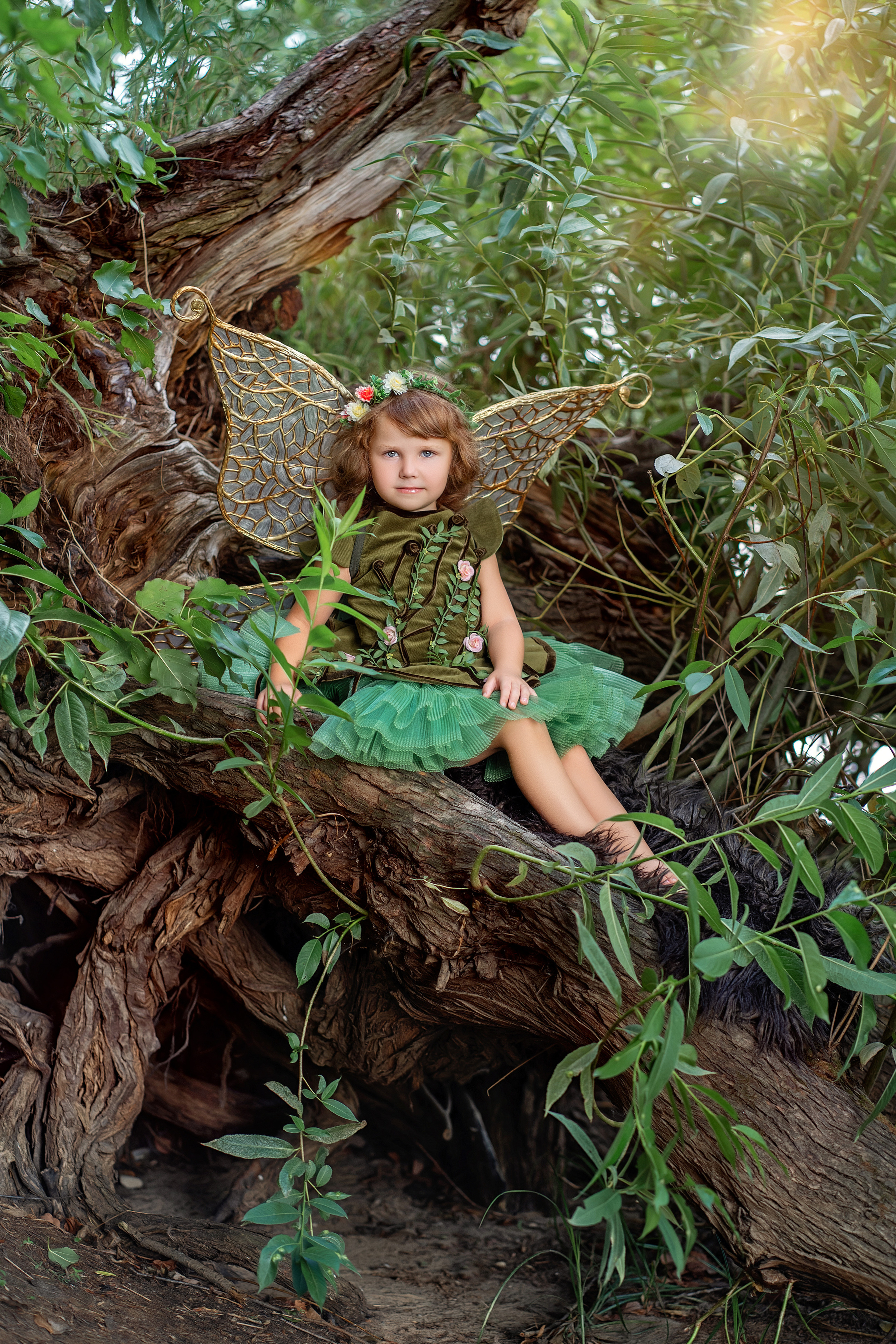 Костюмированная съёмка от группы FotoMix в стиле «ЛЕСНАЯ ФЕЯ». Свадебный и семейный фотограф Ольга Батова в Ярославле